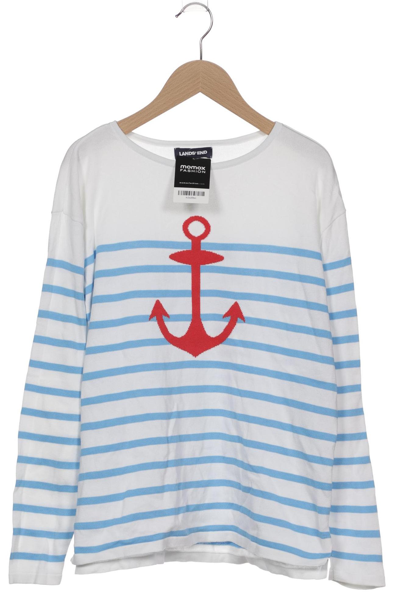 

Lands End Damen Pullover, weiß, Gr. 36