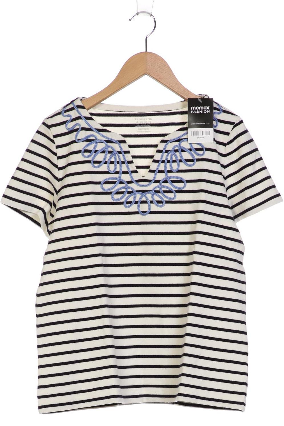 

Lands End Damen T-Shirt, cremeweiß, Gr. 38