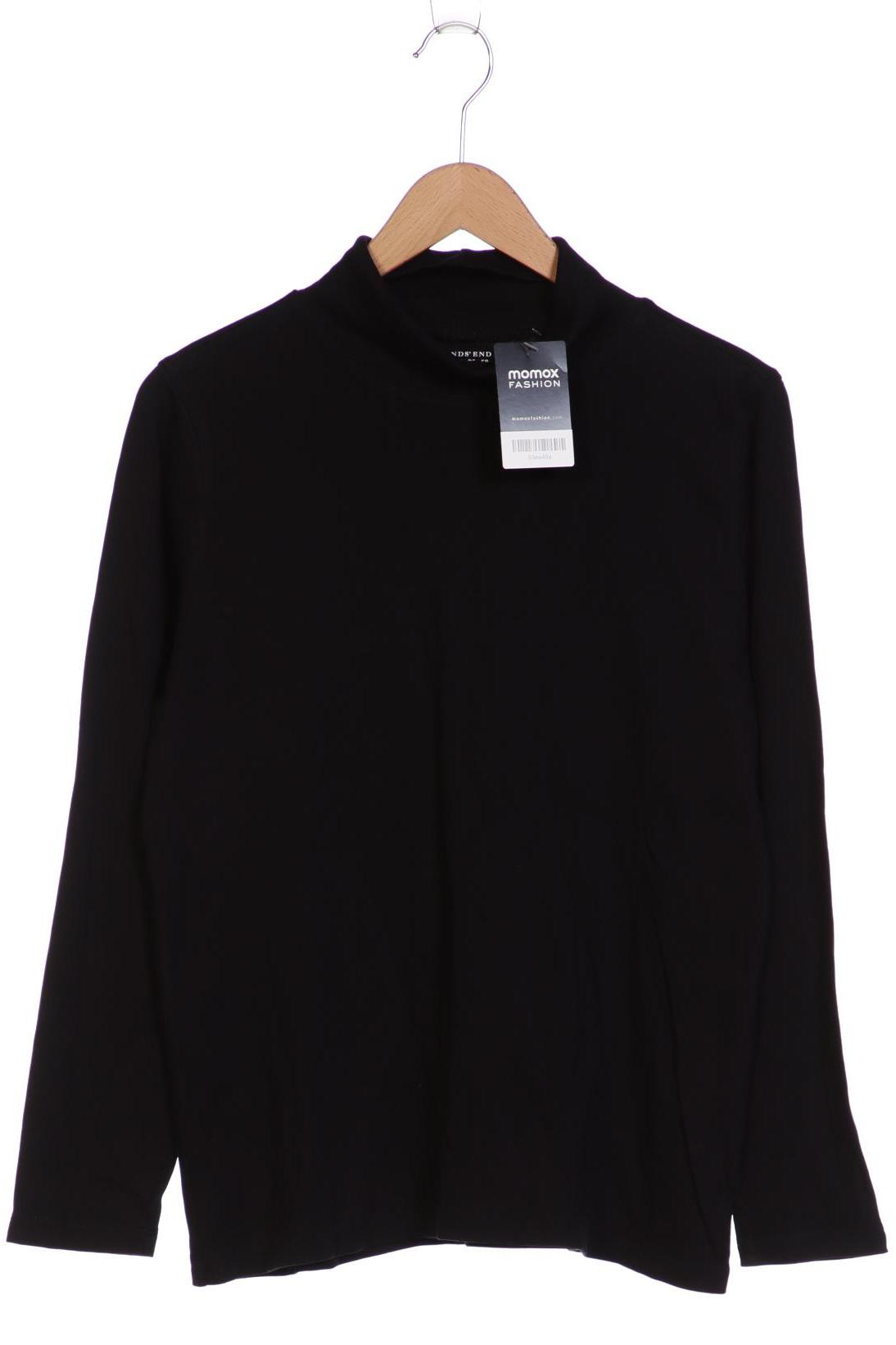

Lands End Damen Langarmshirt, schwarz, Gr. 38