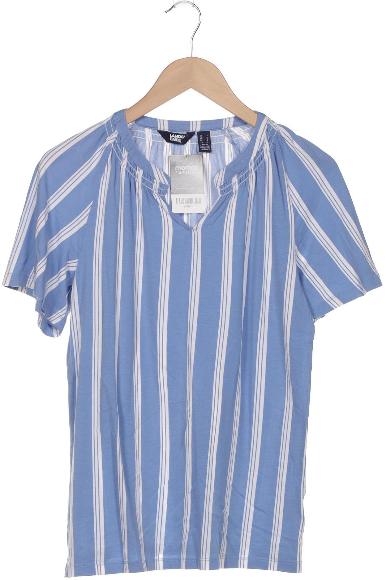 

Lands End Damen T-Shirt, blau, Gr. 36