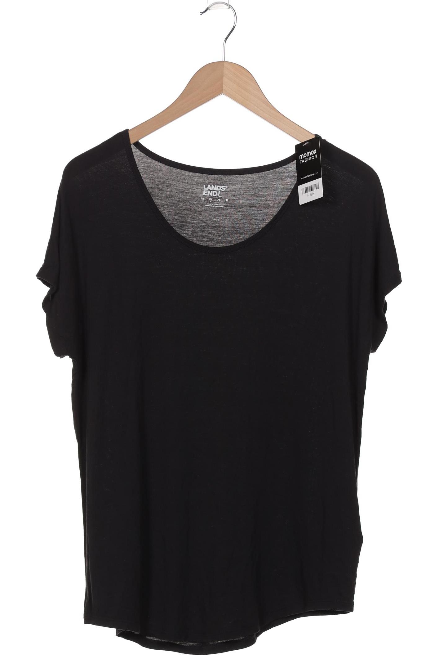 

Lands End Damen T-Shirt, schwarz, Gr. 38