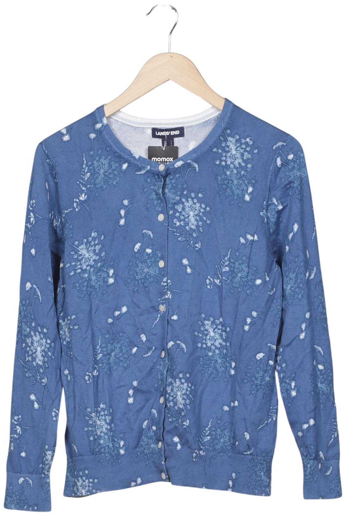 

Lands End Damen Strickjacke, hellblau, Gr. 42