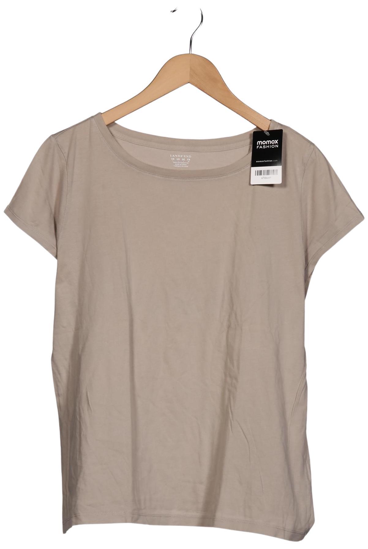 

Lands End Damen T-Shirt, beige, Gr. 42