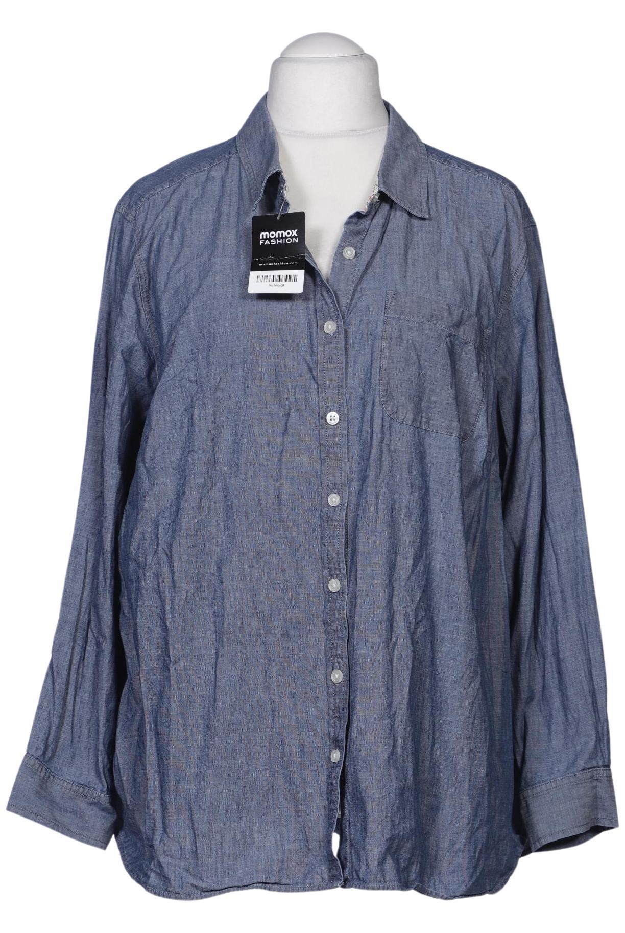 

Lands End Damen Bluse, blau, Gr. 52