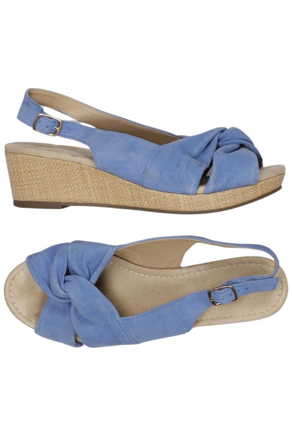 

Lands End Damen Sandale, blau, Gr. 39