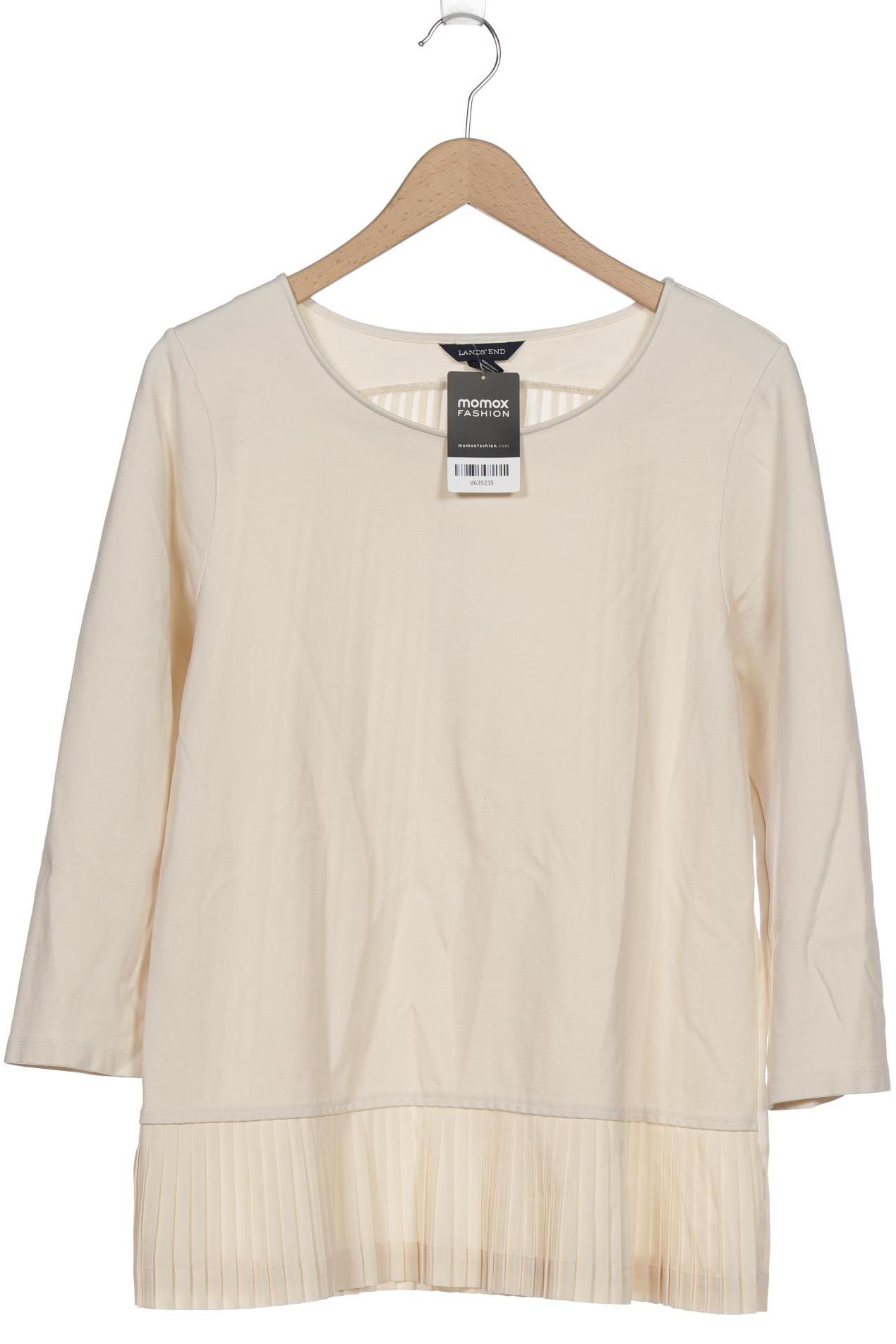 

Lands End Damen Langarmshirt, beige, Gr. 42