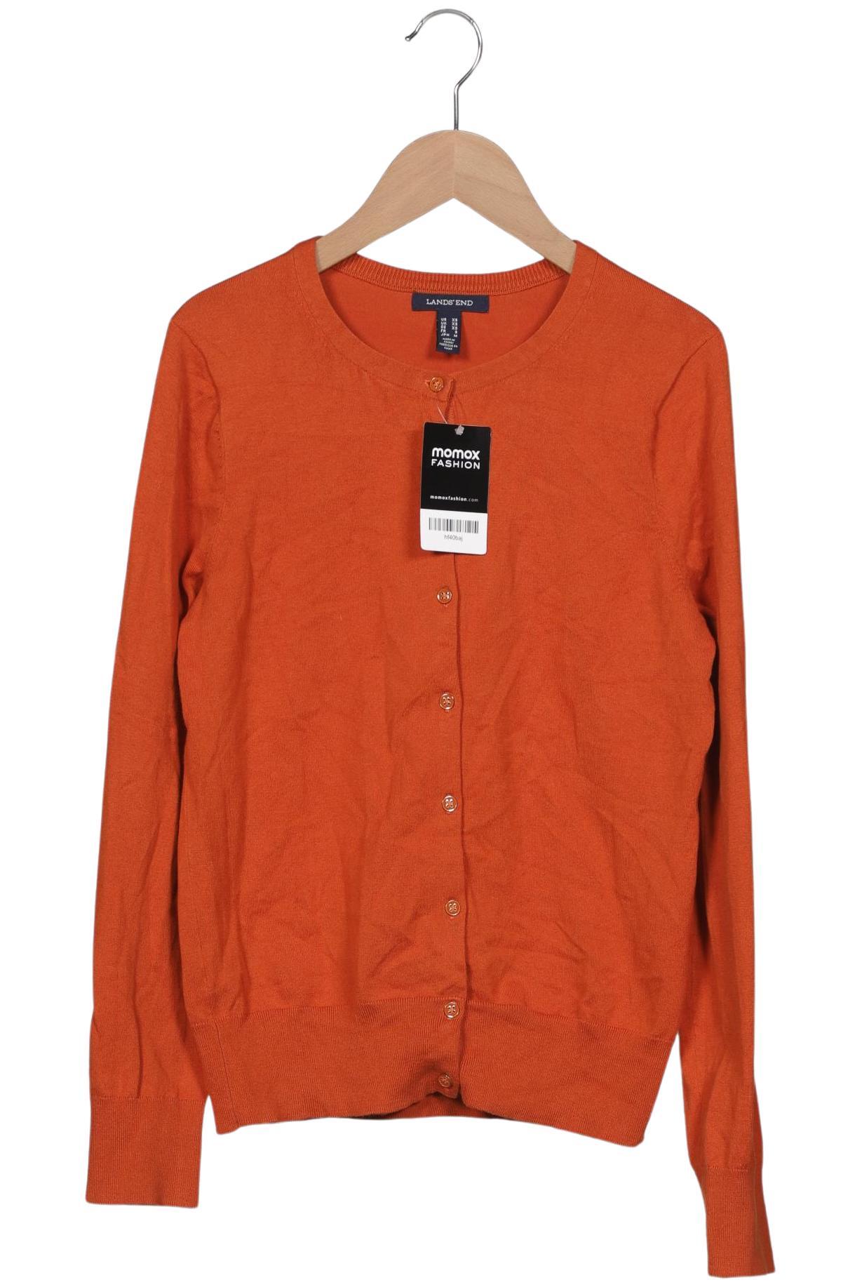 

Lands End Damen Strickjacke, orange, Gr. 34
