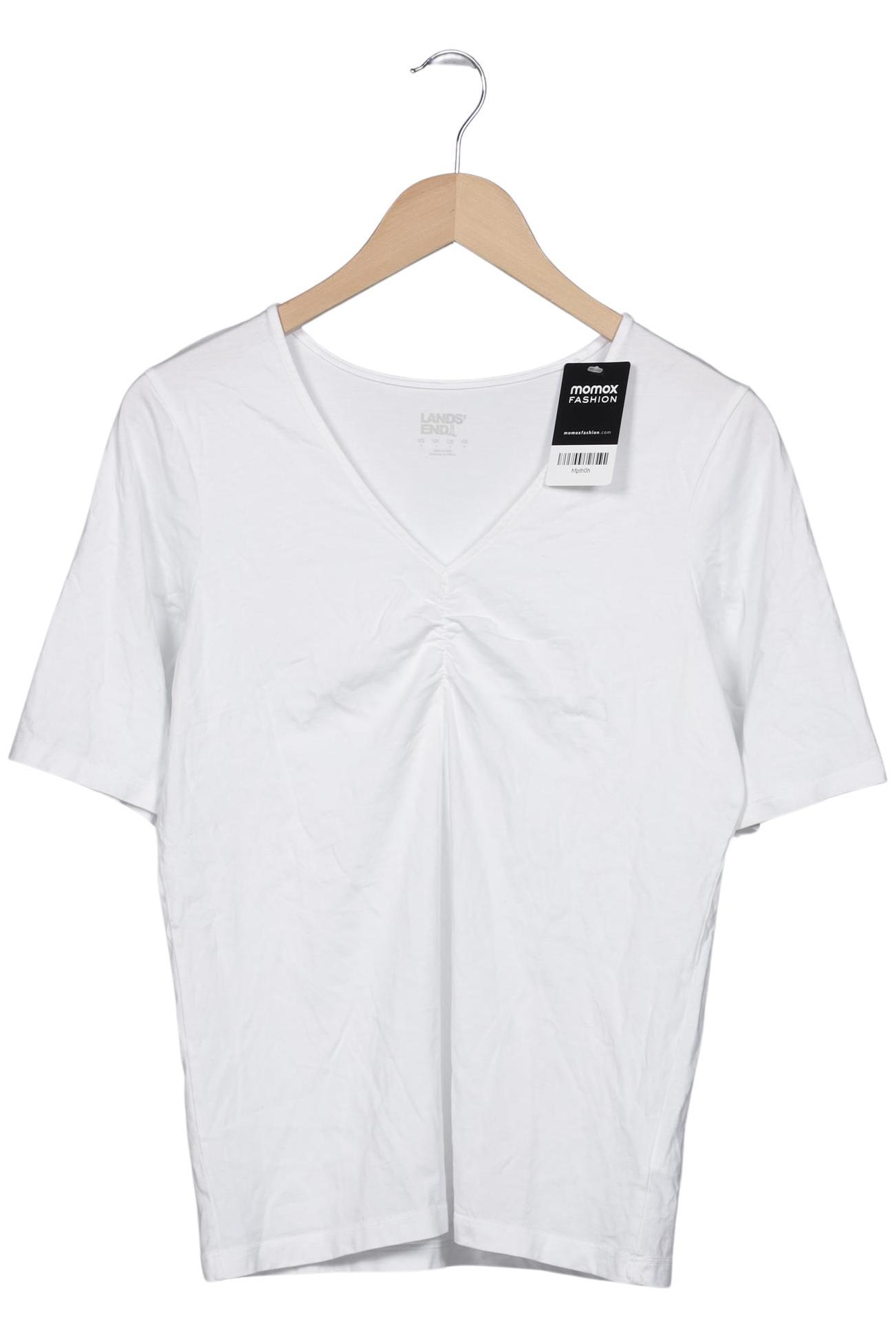 

Lands End Damen T-Shirt, weiß, Gr. 36