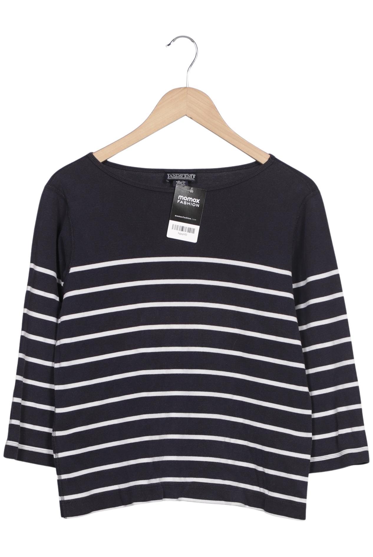 

Lands End Damen Langarmshirt, marineblau, Gr. 38