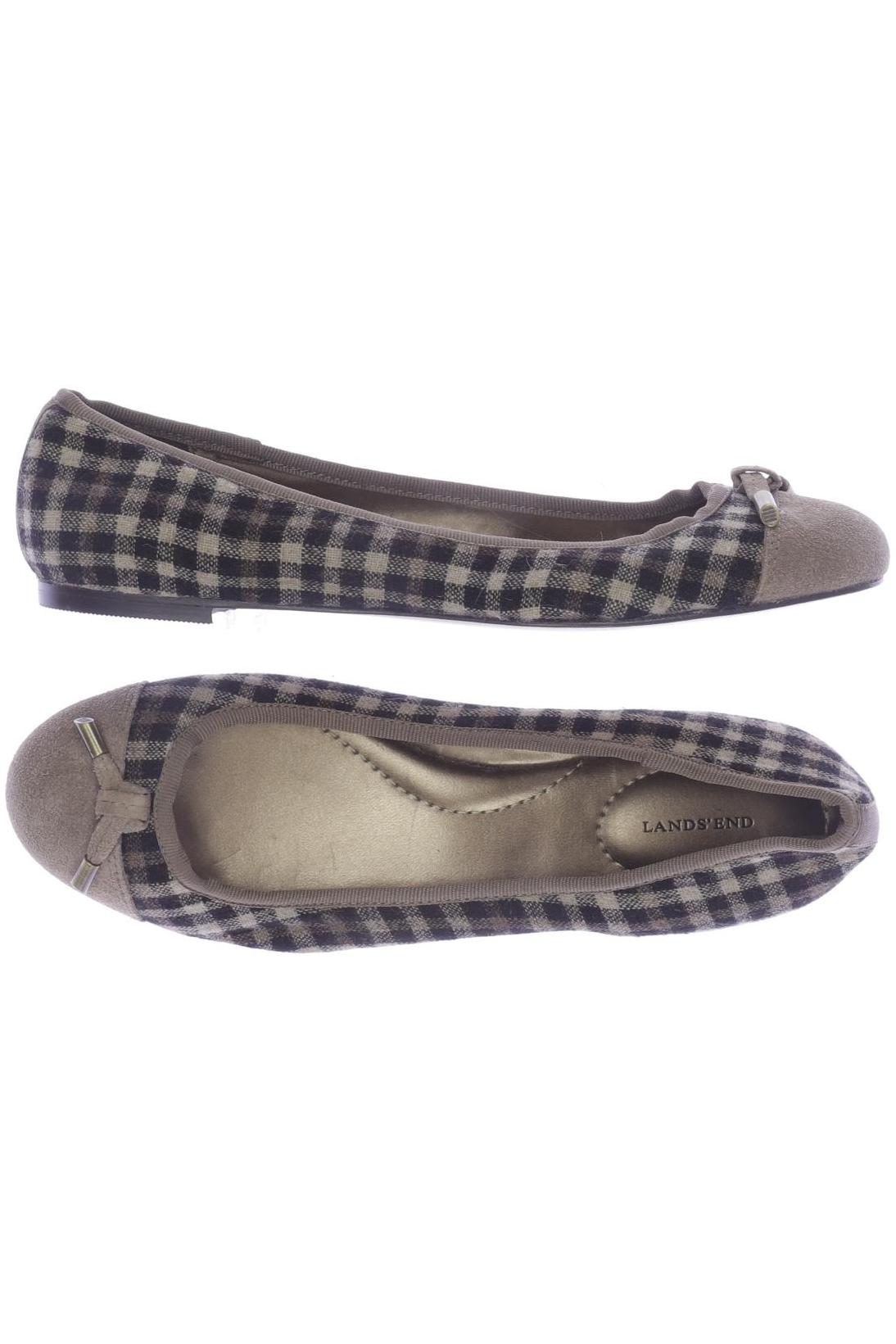 

Lands End Damen Ballerinas, braun, Gr. 37.5
