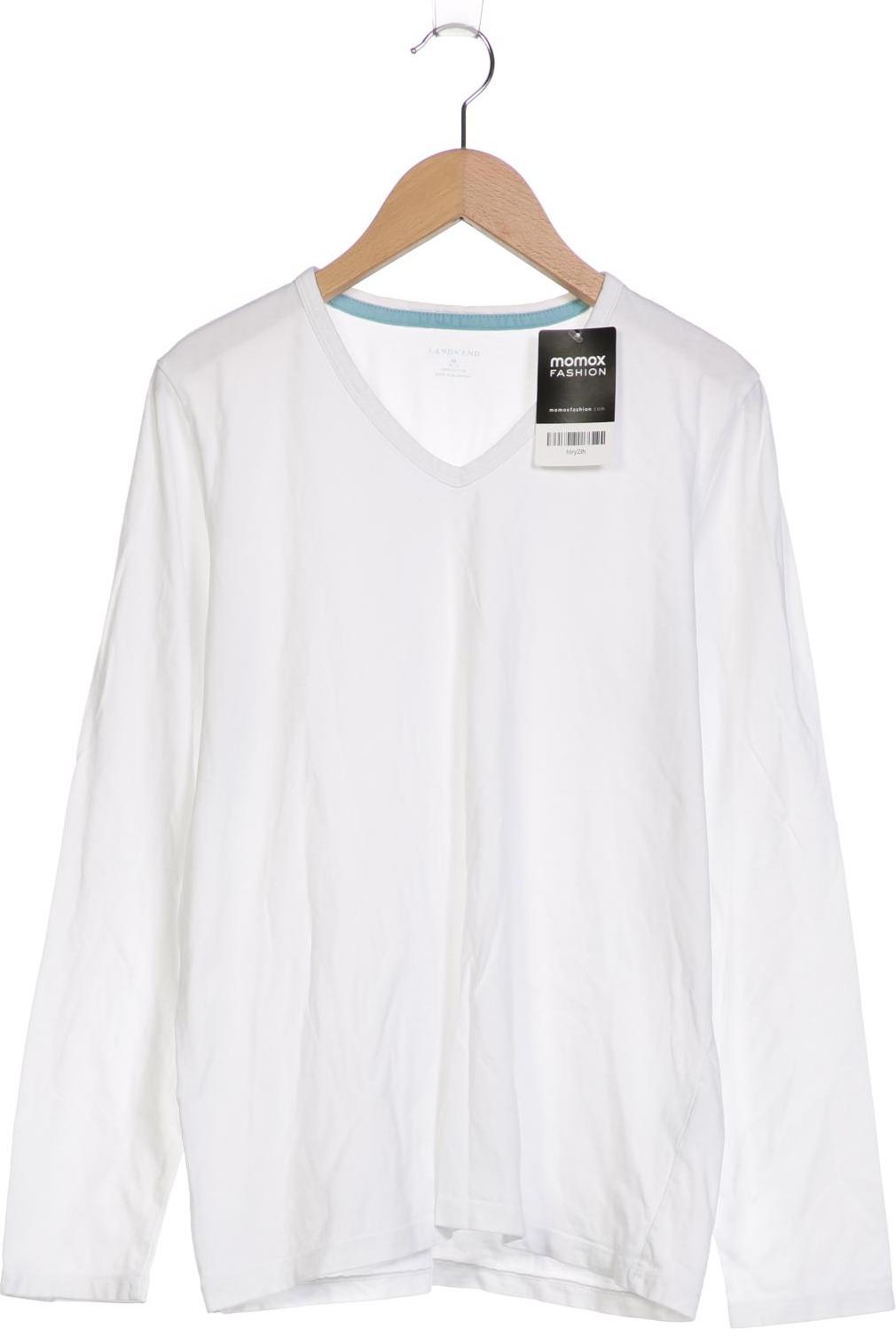 

Lands End Damen Langarmshirt, weiß, Gr. 38