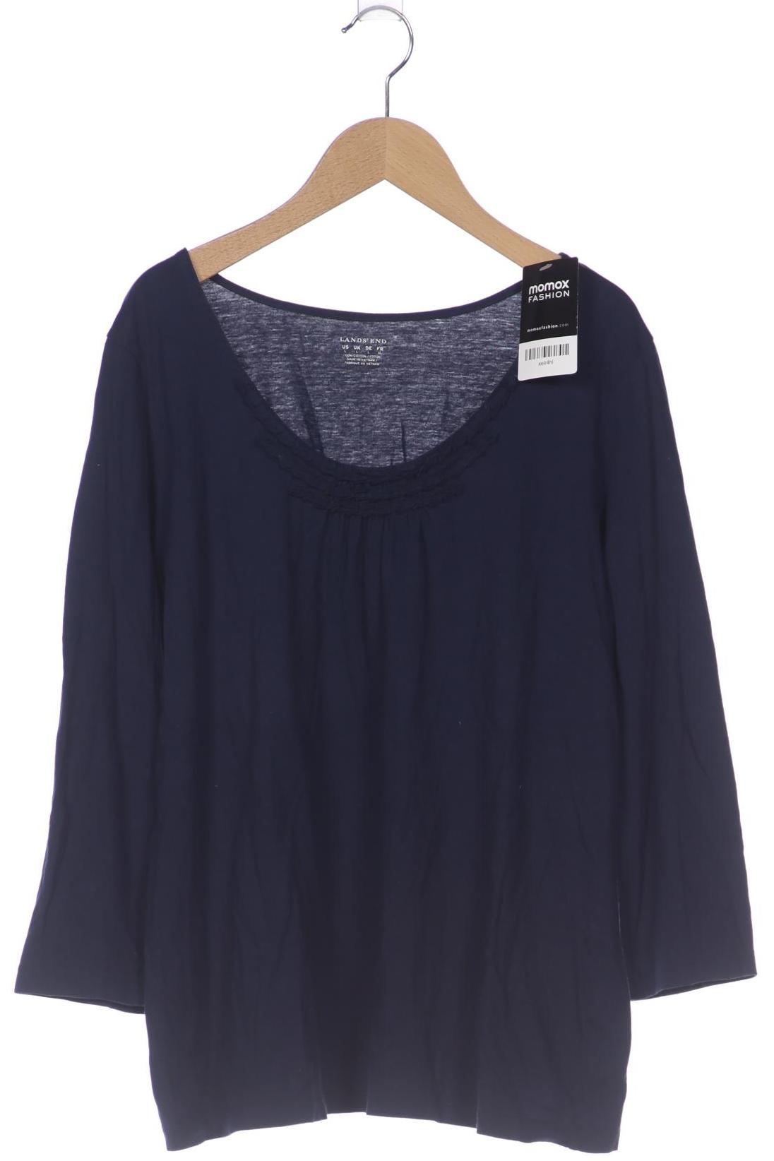 

Lands End Damen Langarmshirt, marineblau, Gr. 42