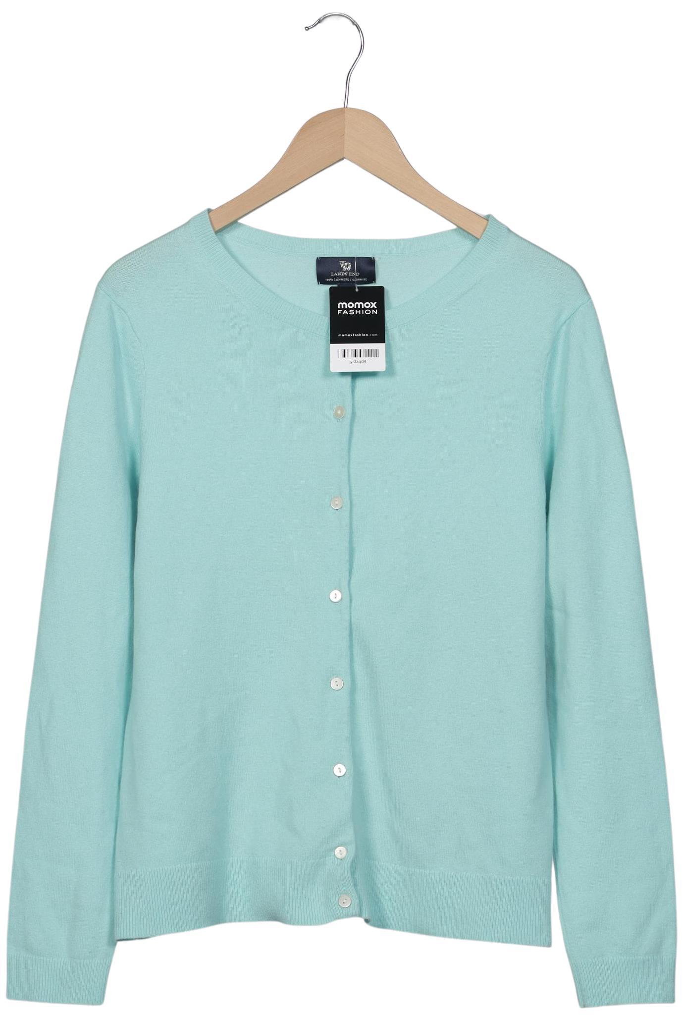 

Lands End Damen Strickjacke, türkis, Gr. 42