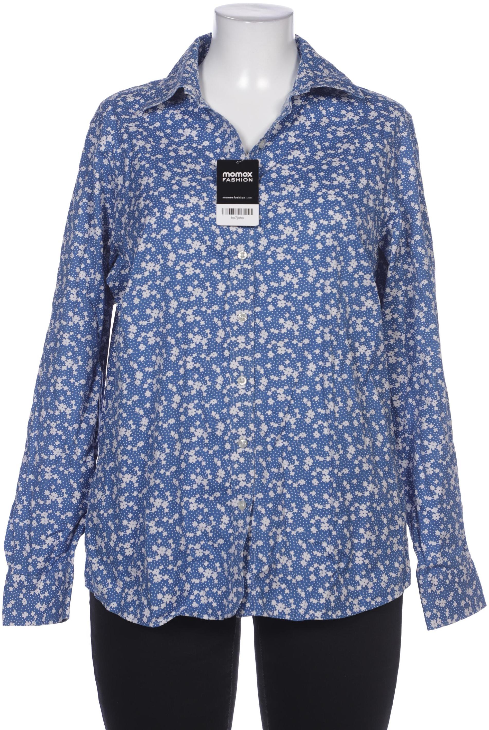 

Lands End Damen Bluse, blau, Gr. 48