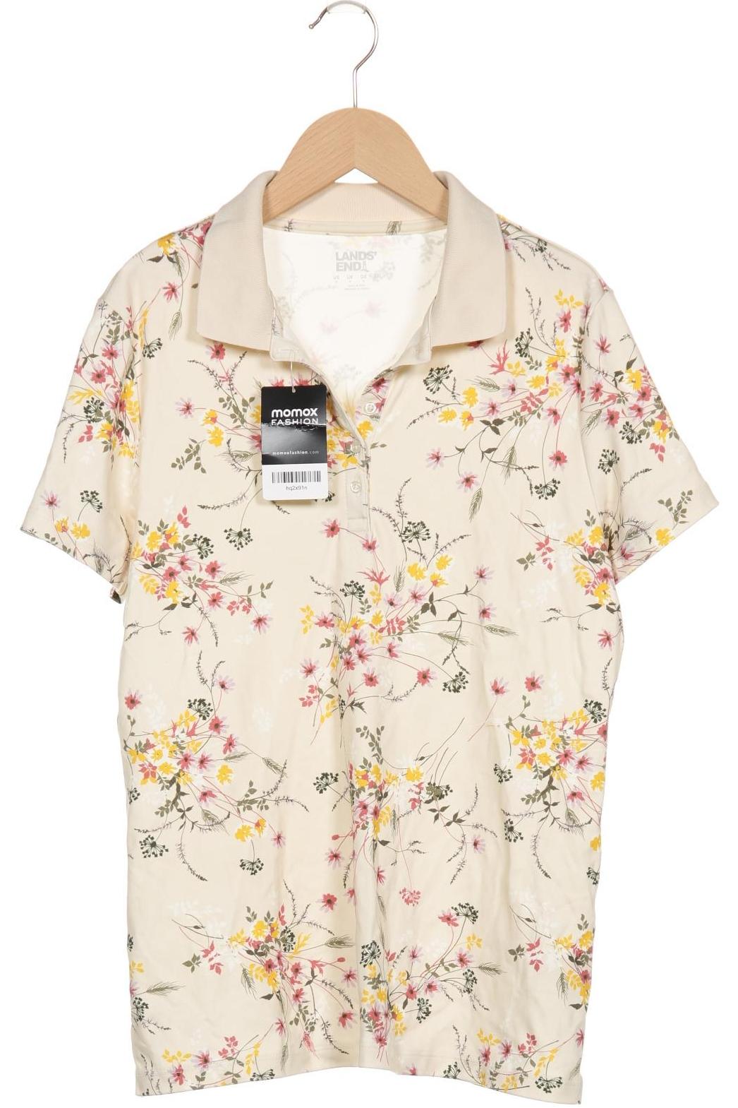 

Lands End Damen Poloshirt, cremeweiß, Gr. 38