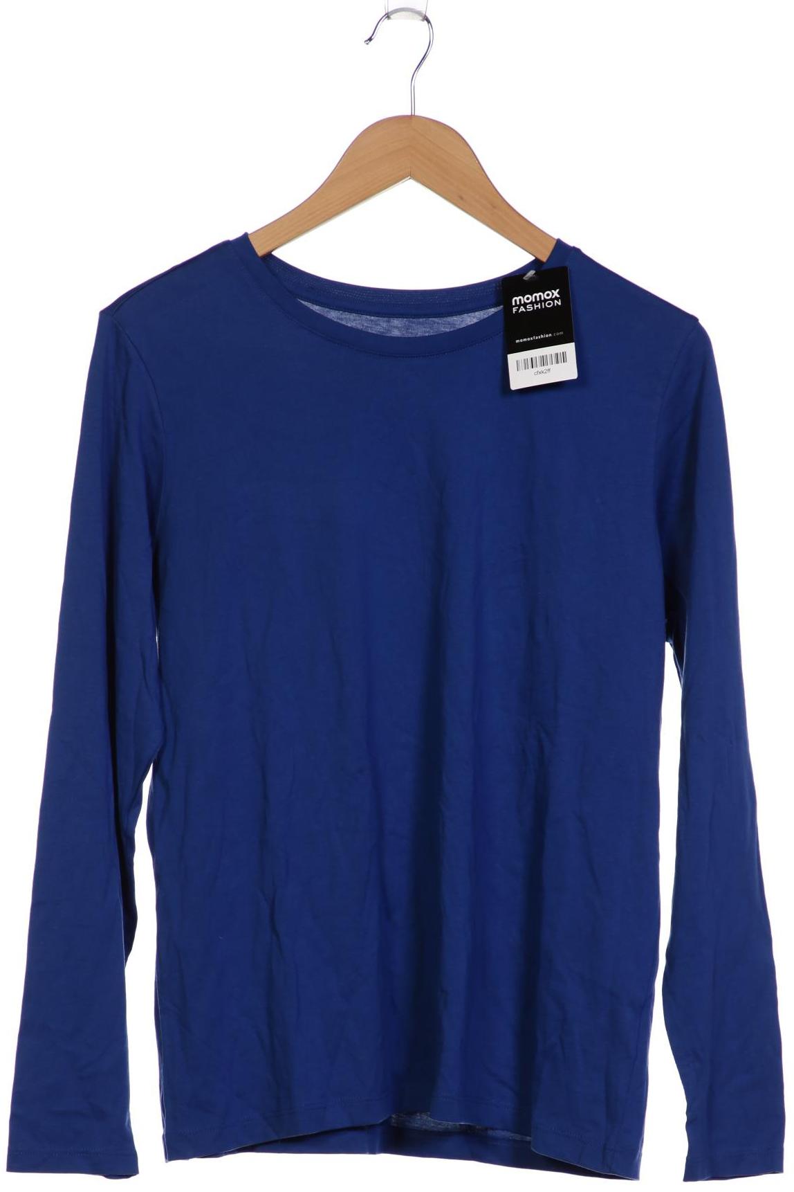 

Lands End Damen Langarmshirt, blau, Gr. 38