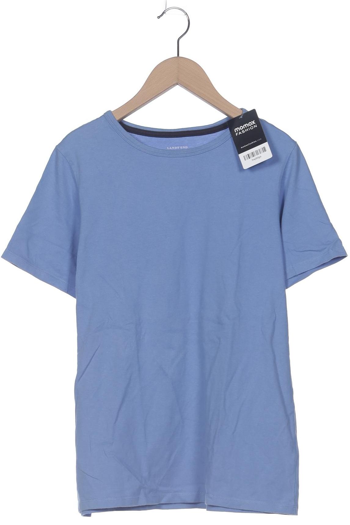 

Lands End Damen T-Shirt, blau, Gr. 36