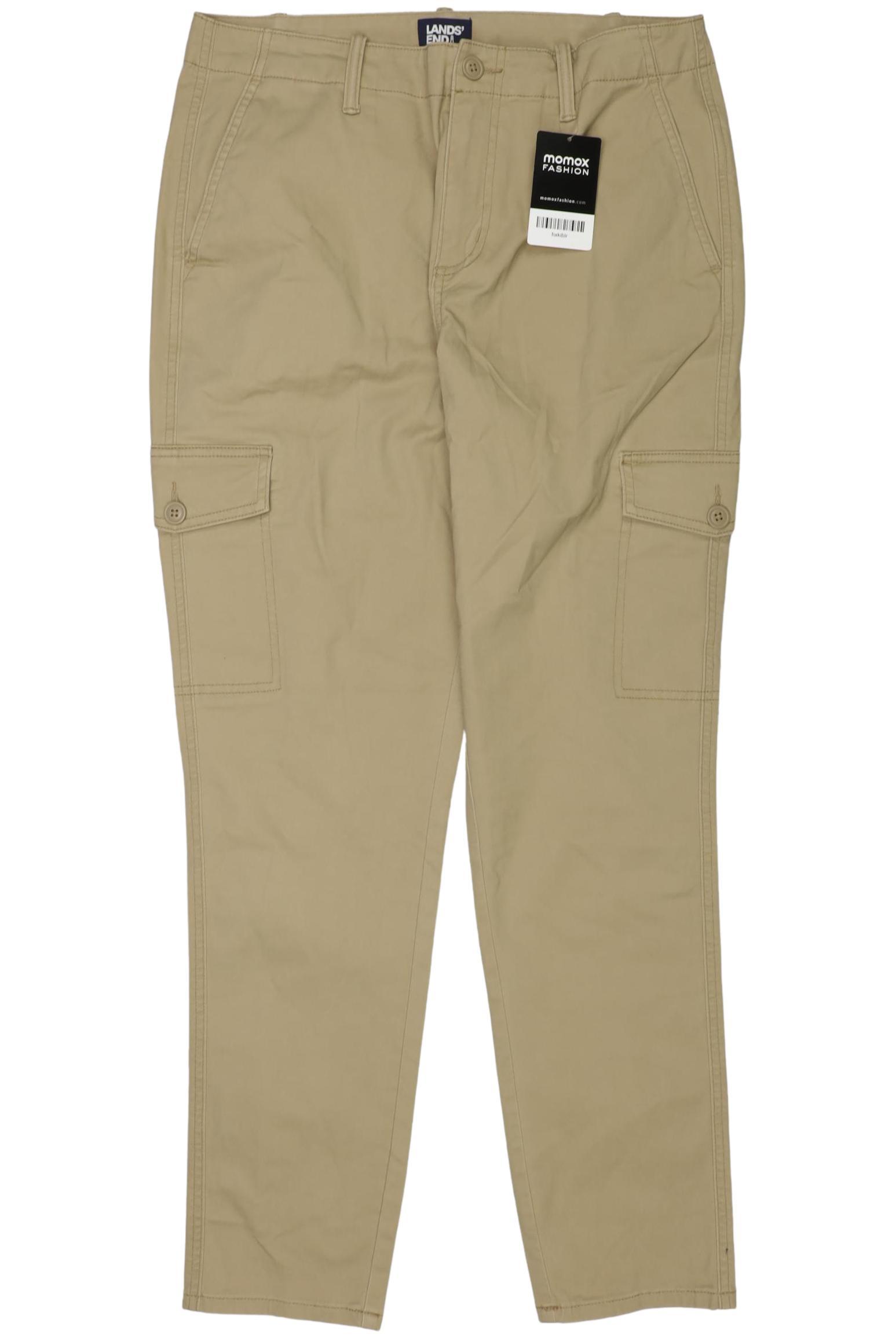 

Lands End Damen Stoffhose, beige, Gr. 40