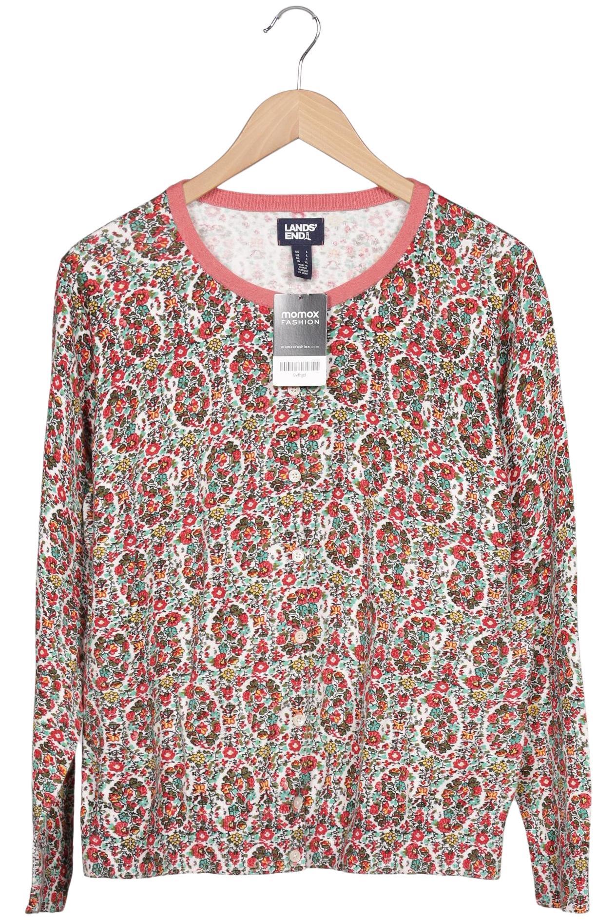 

Lands End Damen Strickjacke, rot, Gr. 42