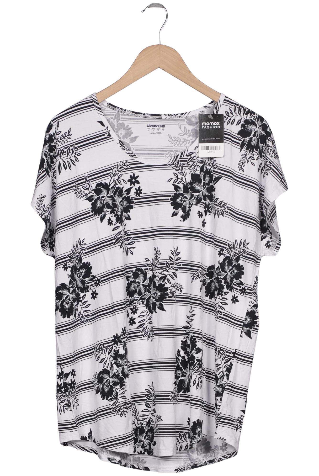 

Lands End Damen T-Shirt, weiß, Gr. 44