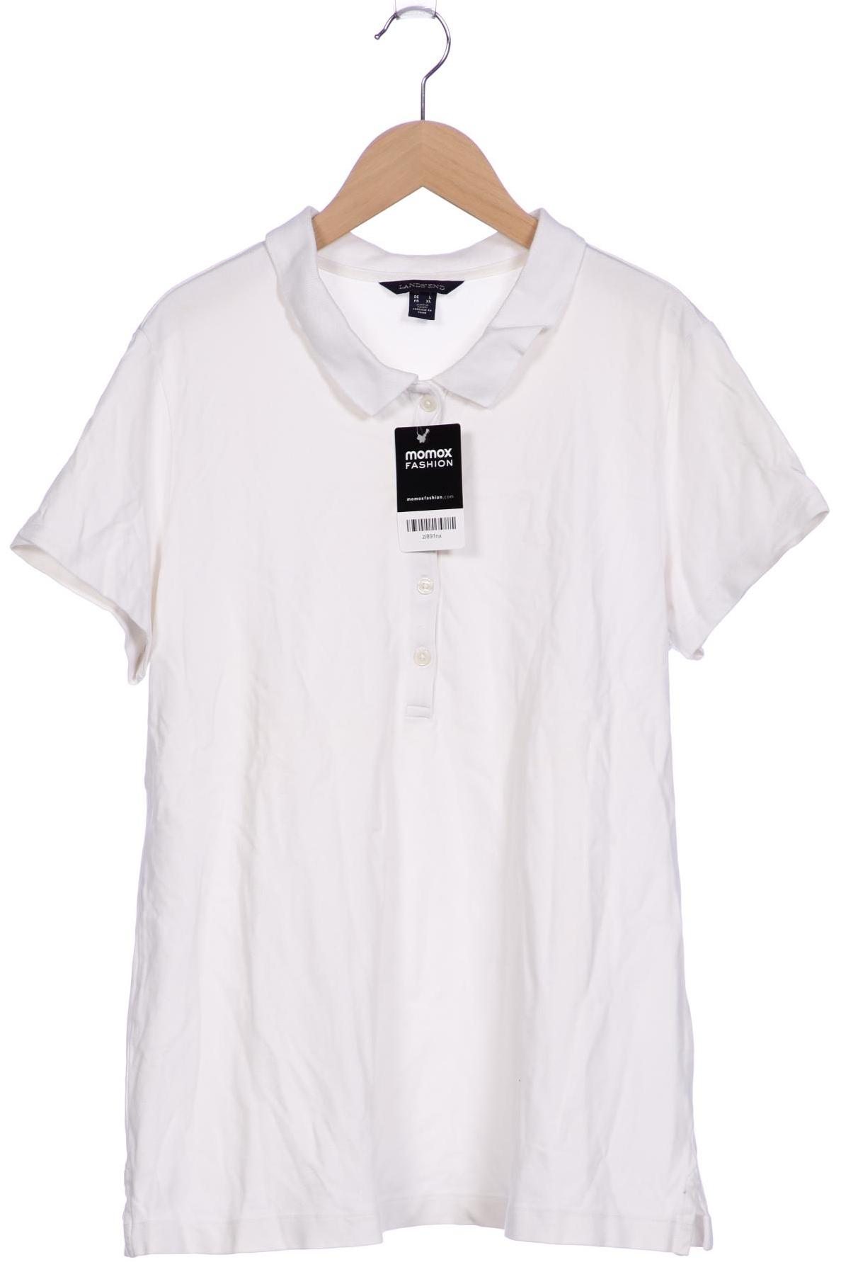 

Lands End Damen Poloshirt, weiß, Gr. 42