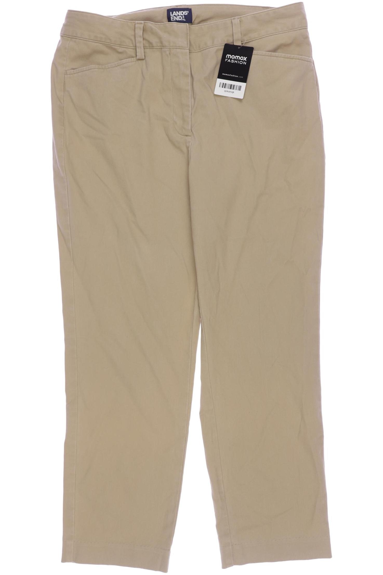 

Lands End Damen Stoffhose, beige, Gr. 40