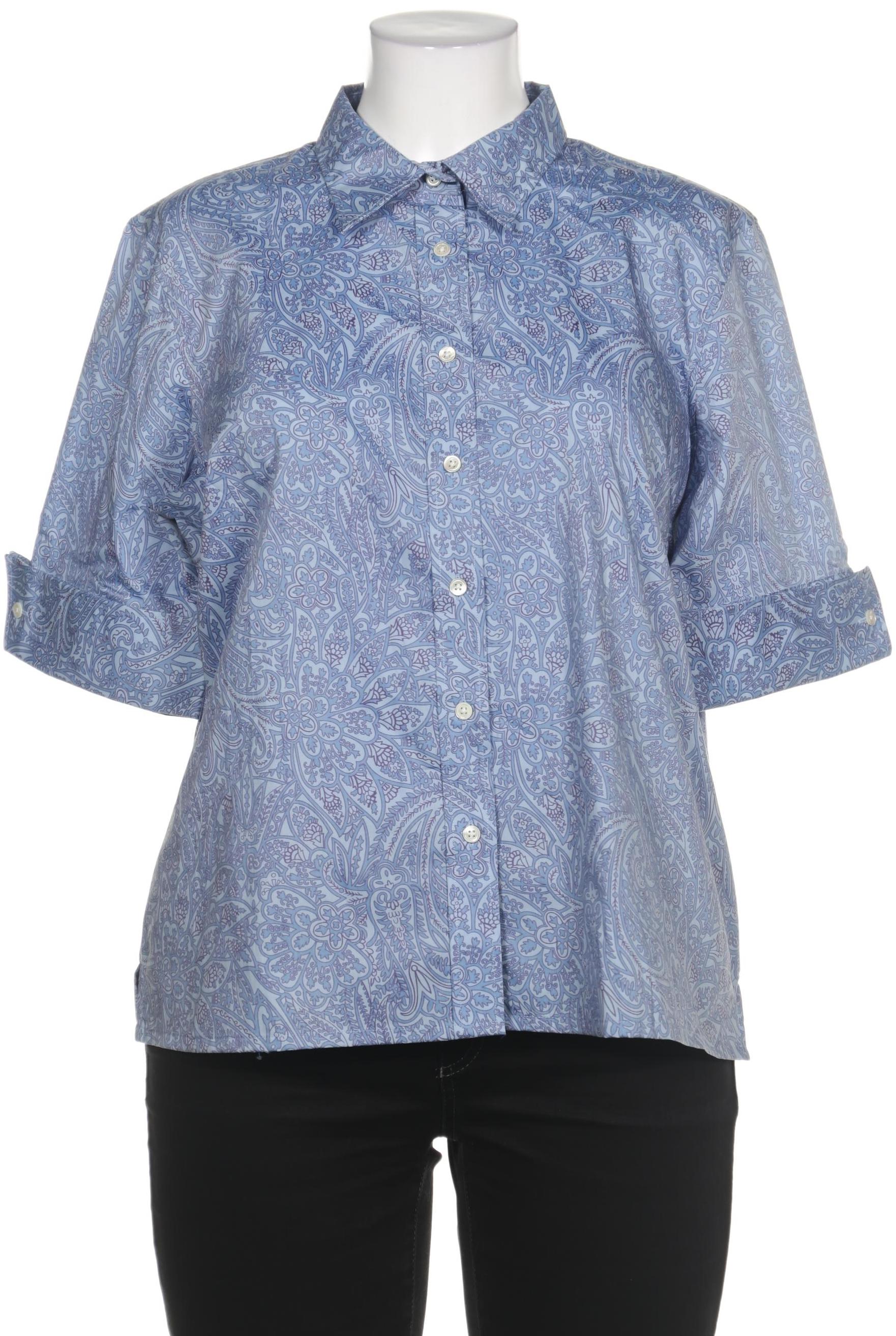 

Lands End Damen Bluse, blau, Gr. 16