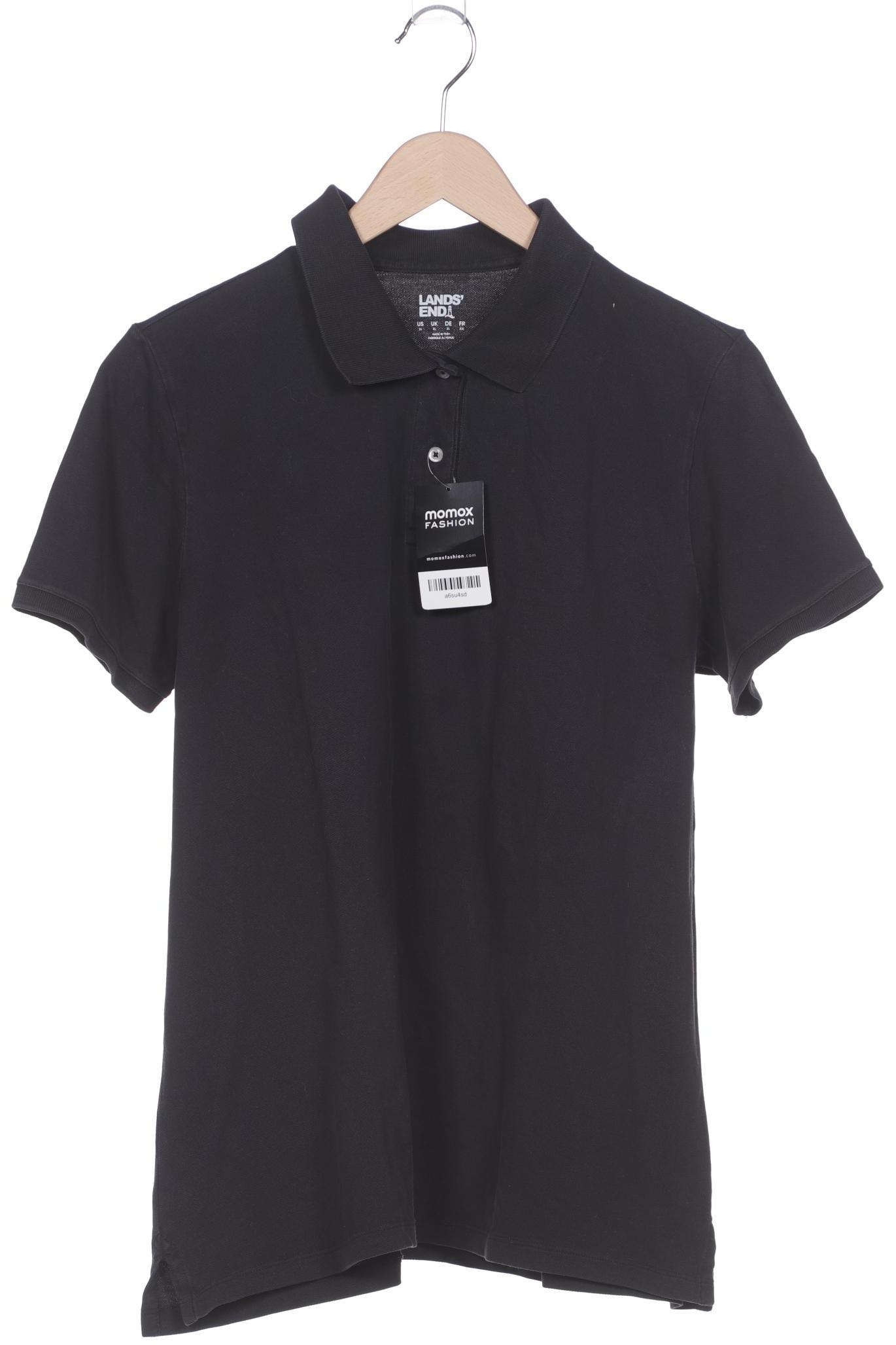 

Lands End Damen Poloshirt, schwarz, Gr. 44