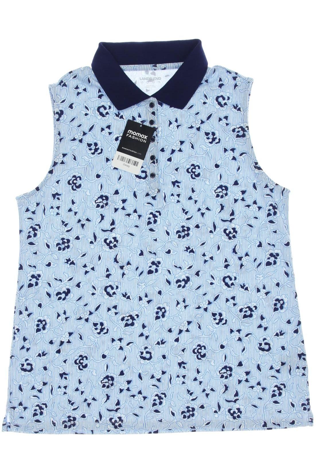 

Lands End Damen Poloshirt, blau, Gr. 38