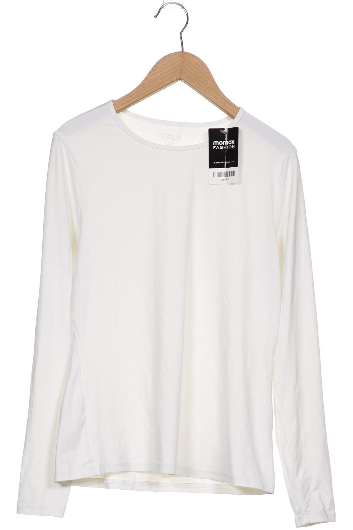 

Lands´End Damen Langarmshirt, weiß