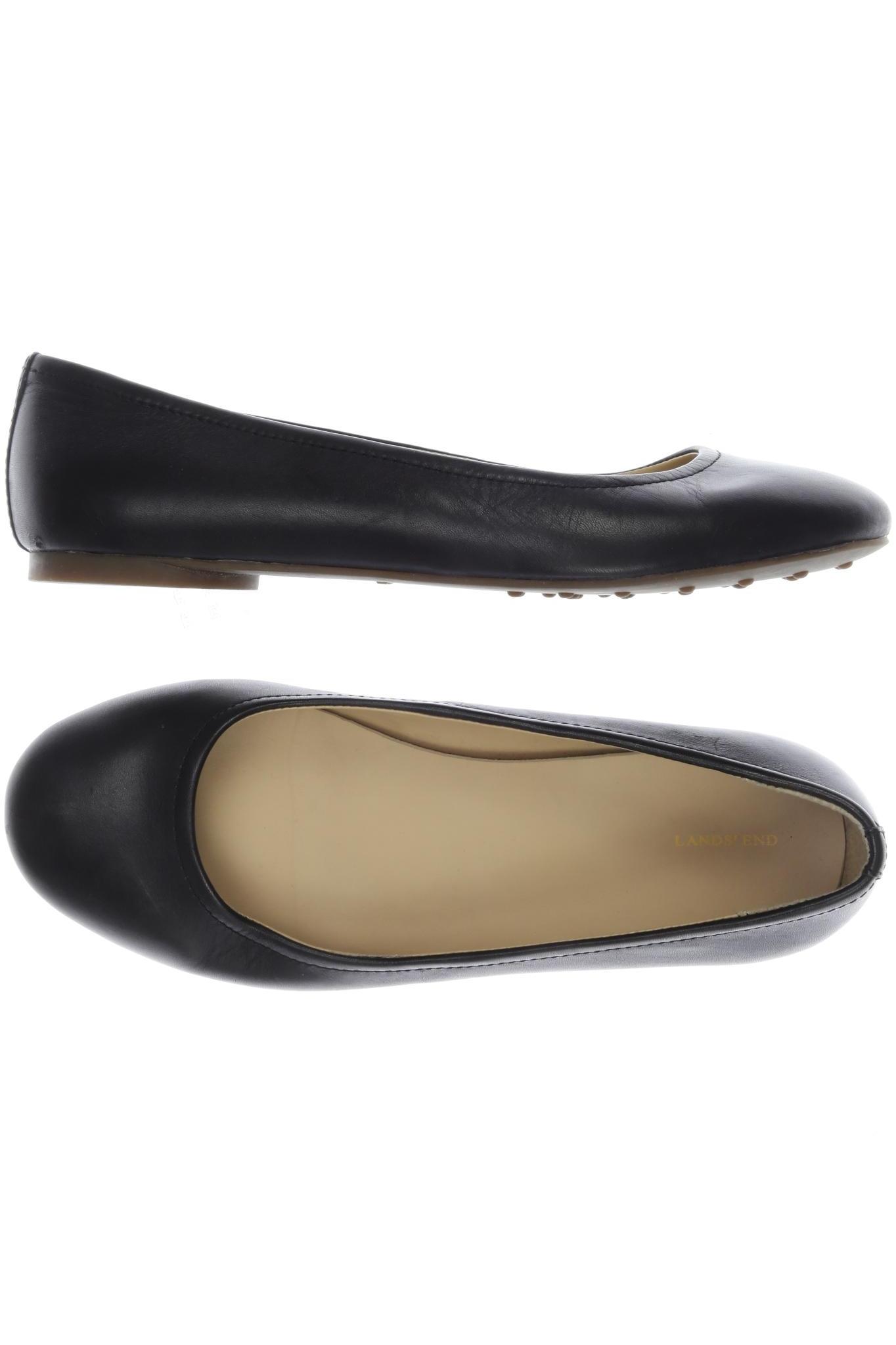 

Lands End Damen Ballerinas, schwarz, Gr. 38.5