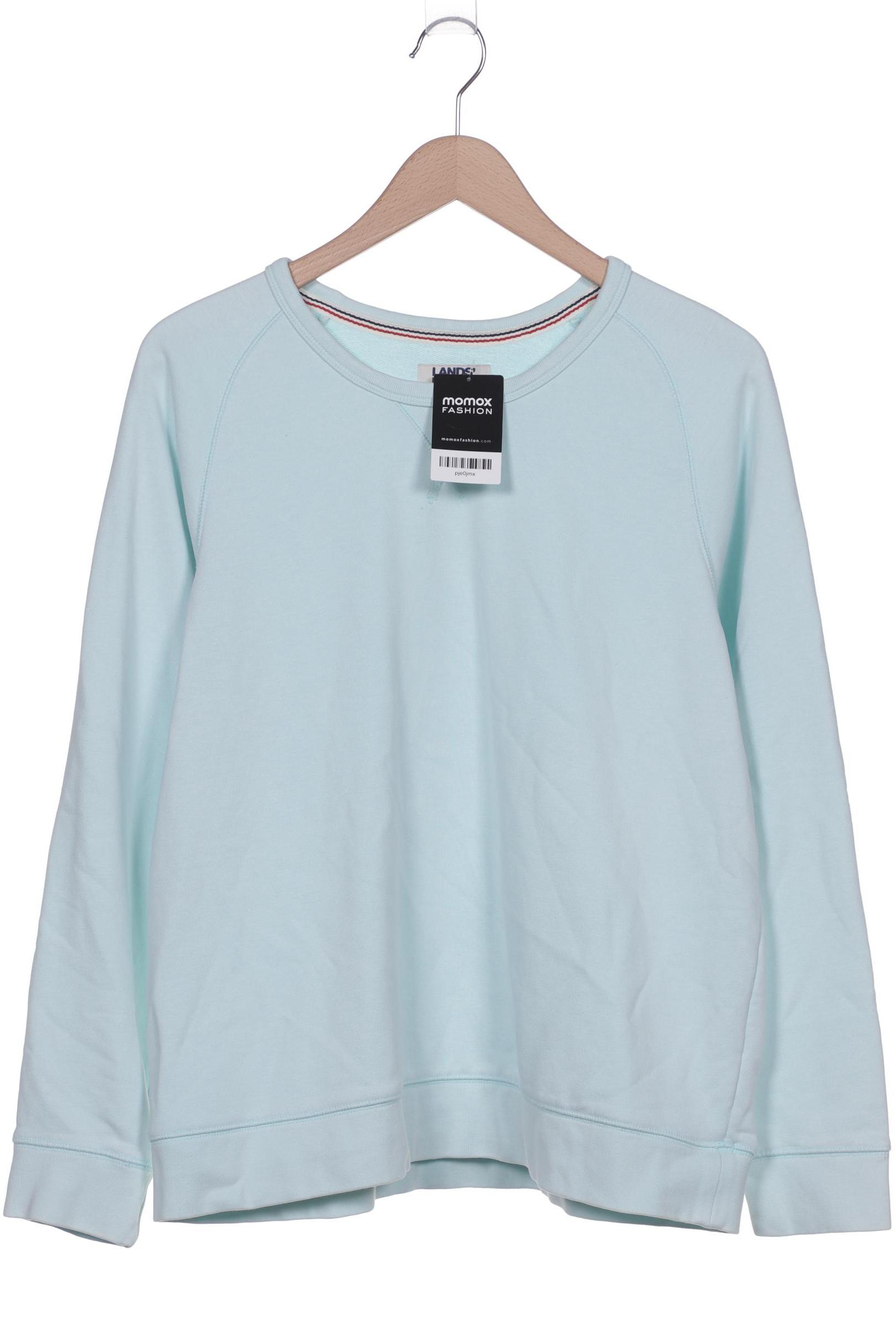 

Lands End Damen Sweatshirt, türkis, Gr. 42