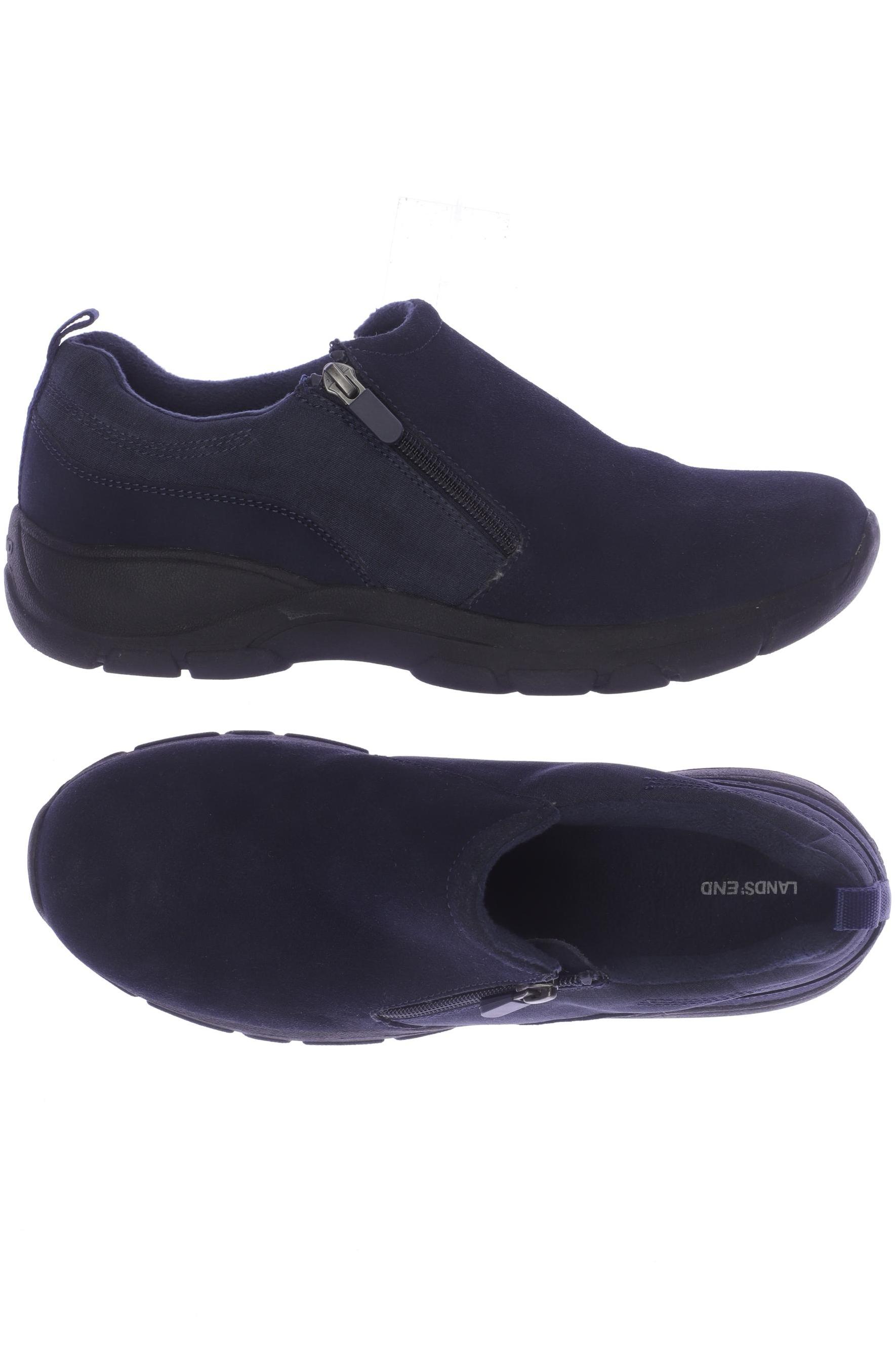 

Lands End Damen Halbschuh, marineblau, Gr. 41.5