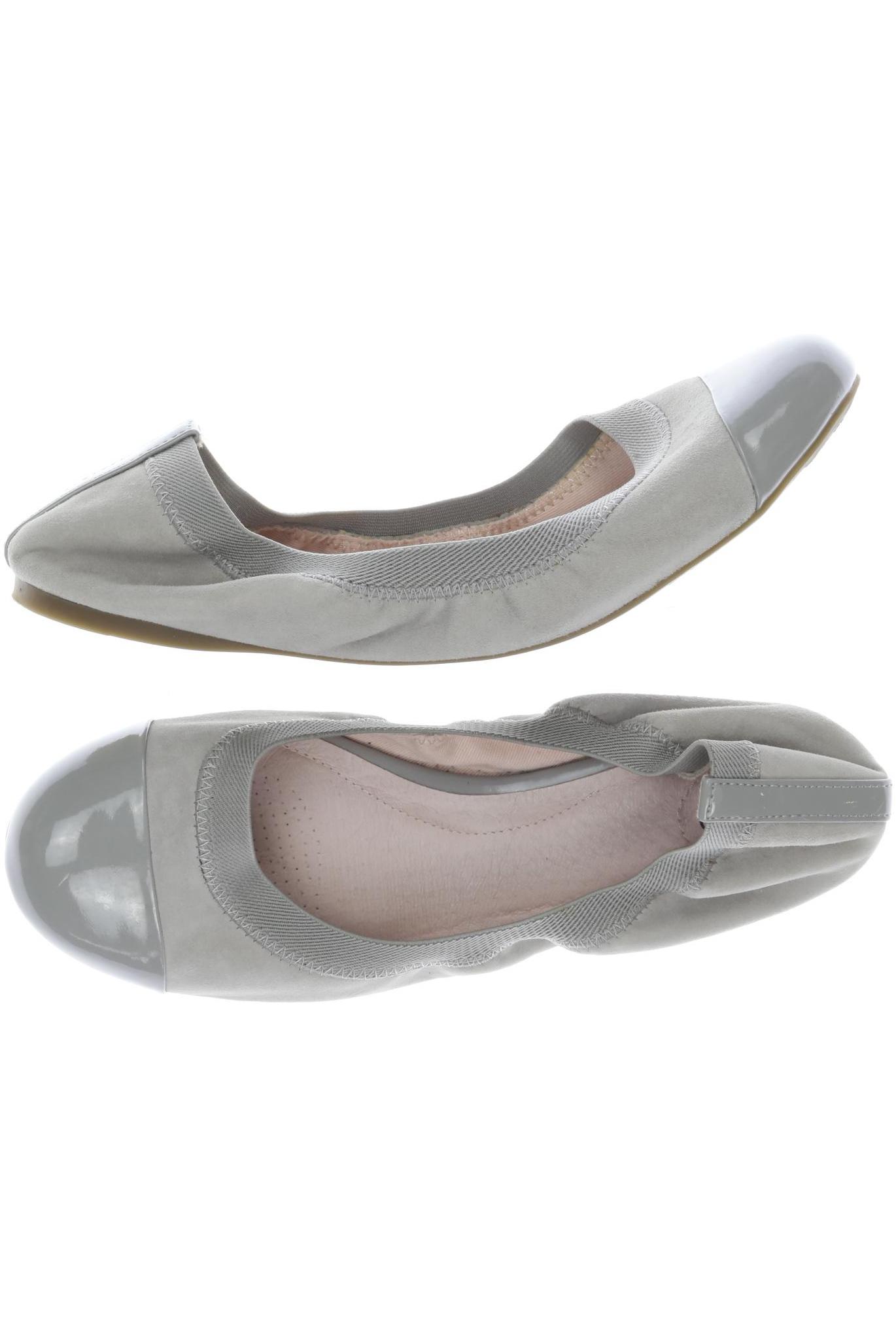 

Lands End Damen Ballerinas, grau, Gr. 40