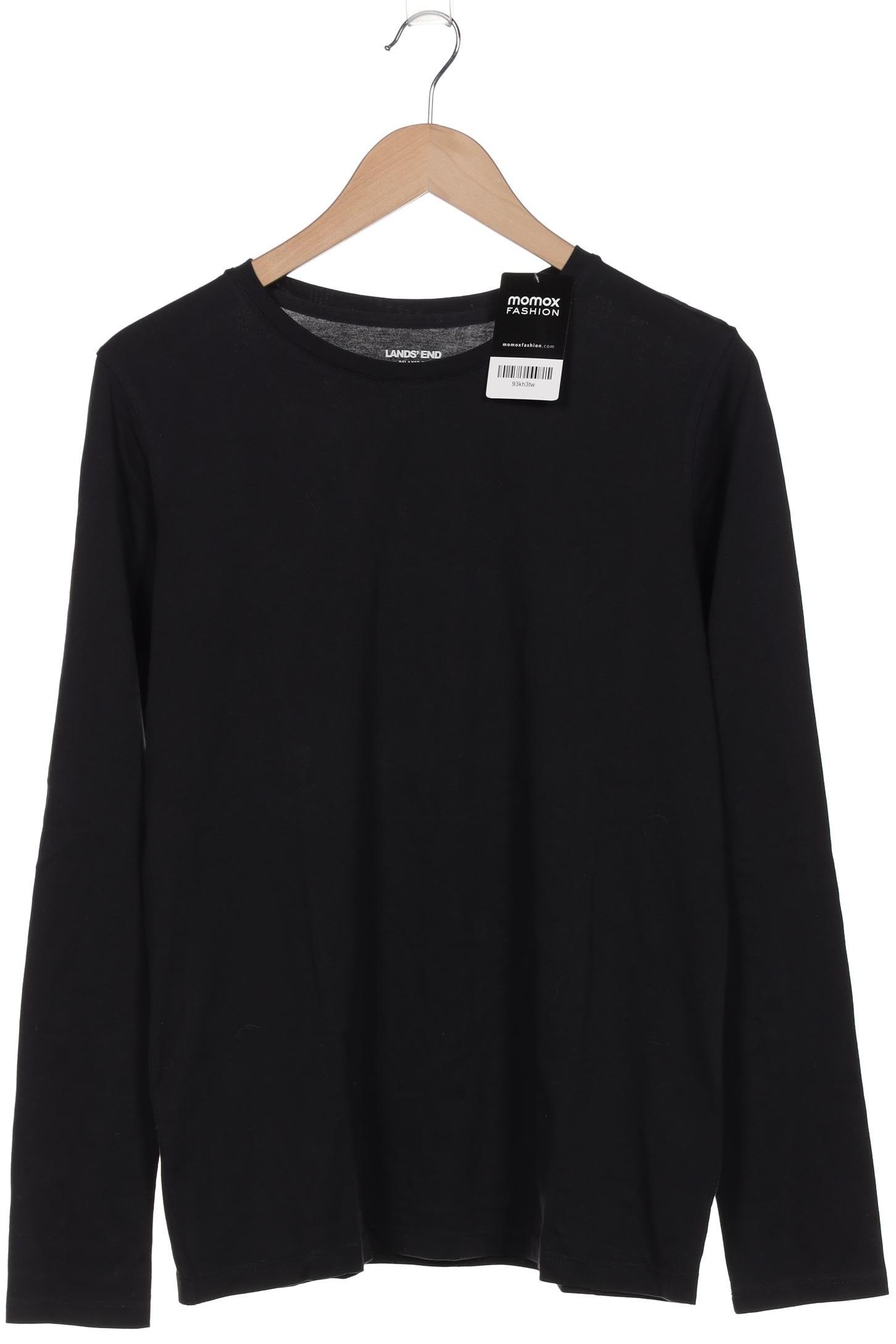 

Lands End Damen Langarmshirt, schwarz, Gr. 38