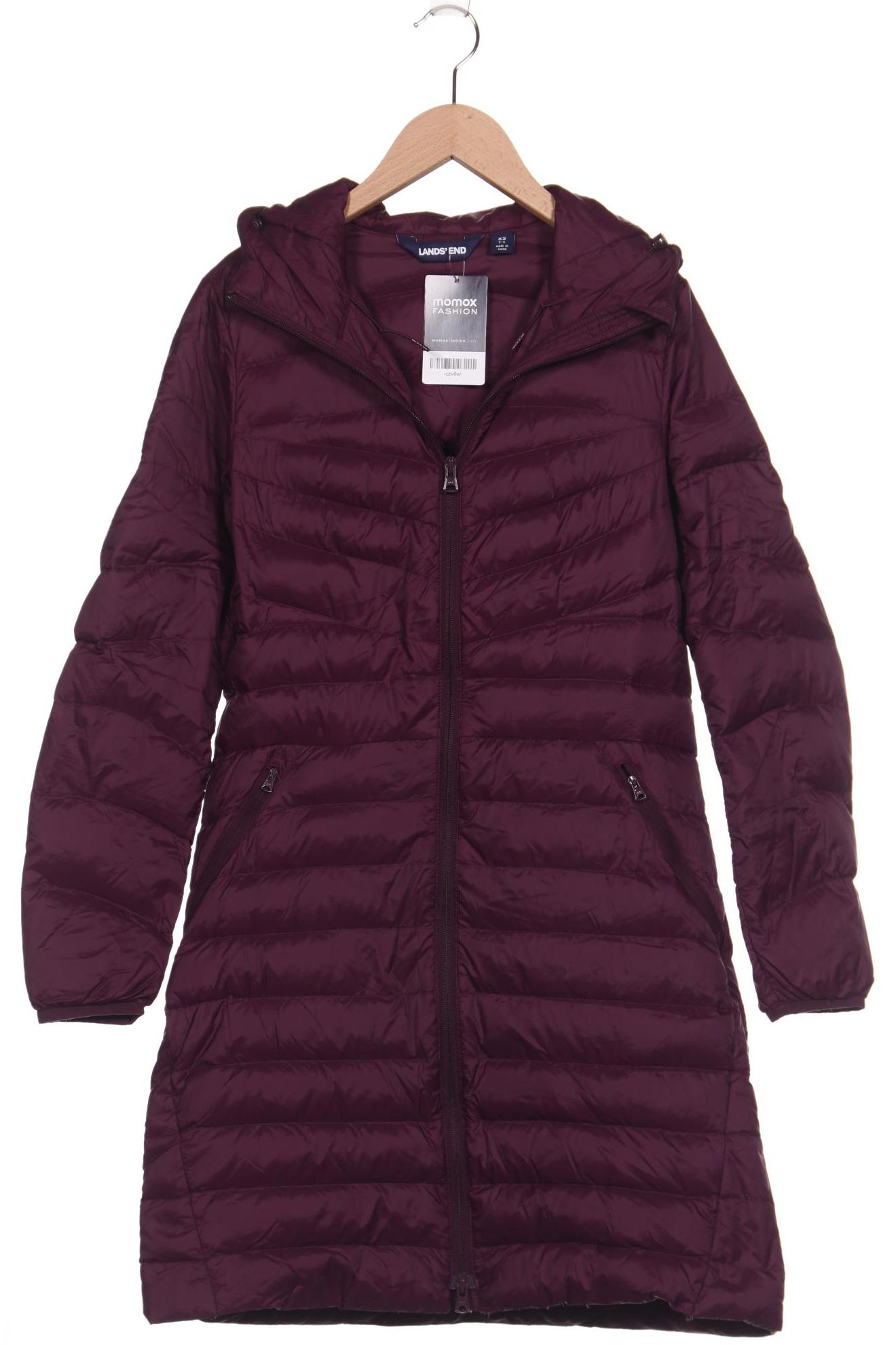 

Lands End Damen Mantel, bordeaux