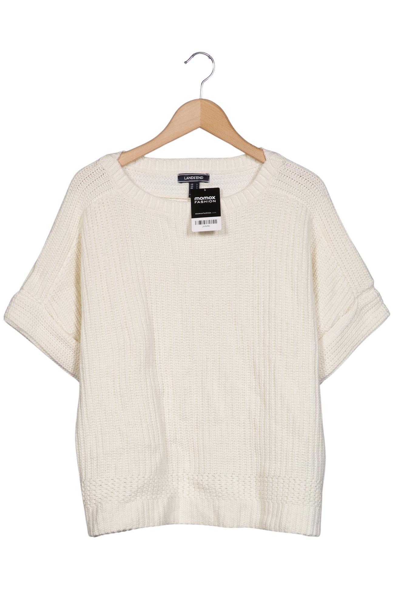 

Lands End Damen Pullover, cremeweiß, Gr. 42
