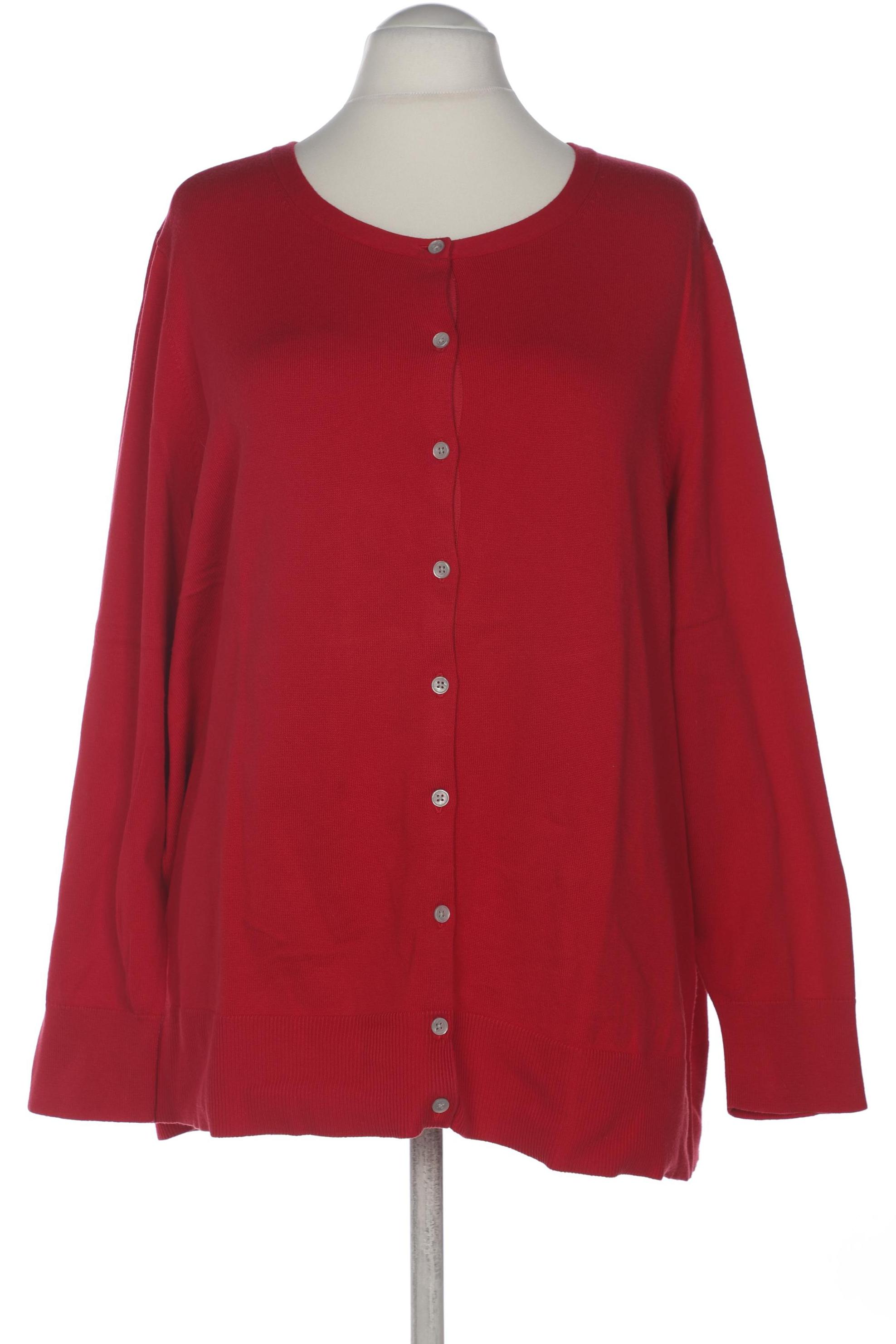 

Lands End Damen Strickjacke, rot, Gr. 56