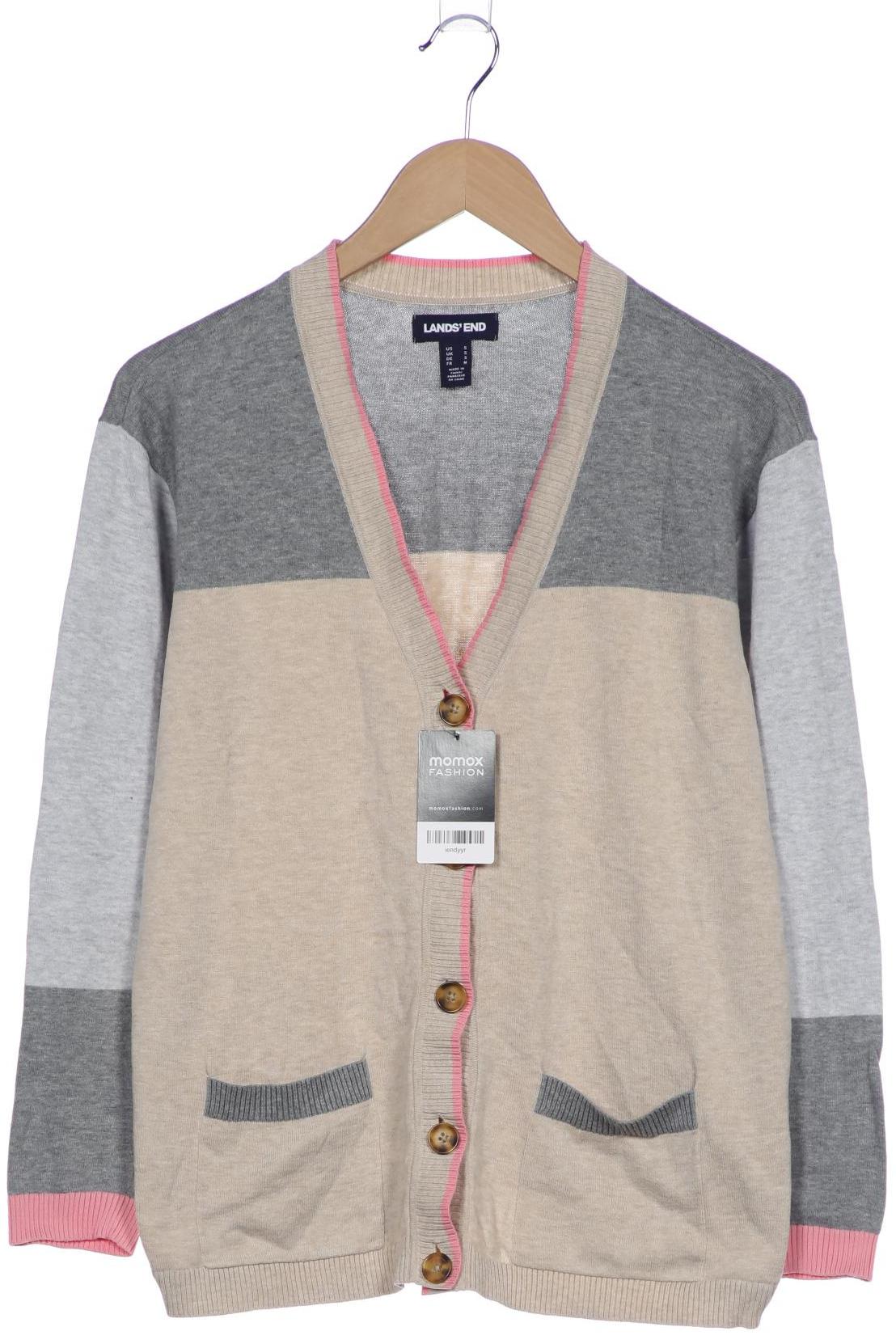

Lands End Damen Strickjacke, beige, Gr. 36