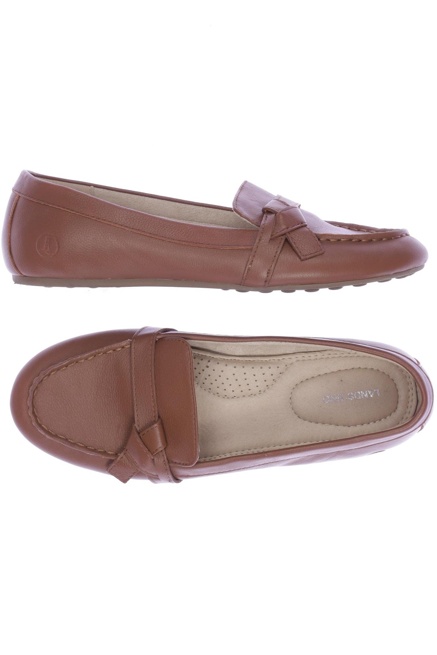 

Lands End Damen Halbschuh, braun, Gr. 38