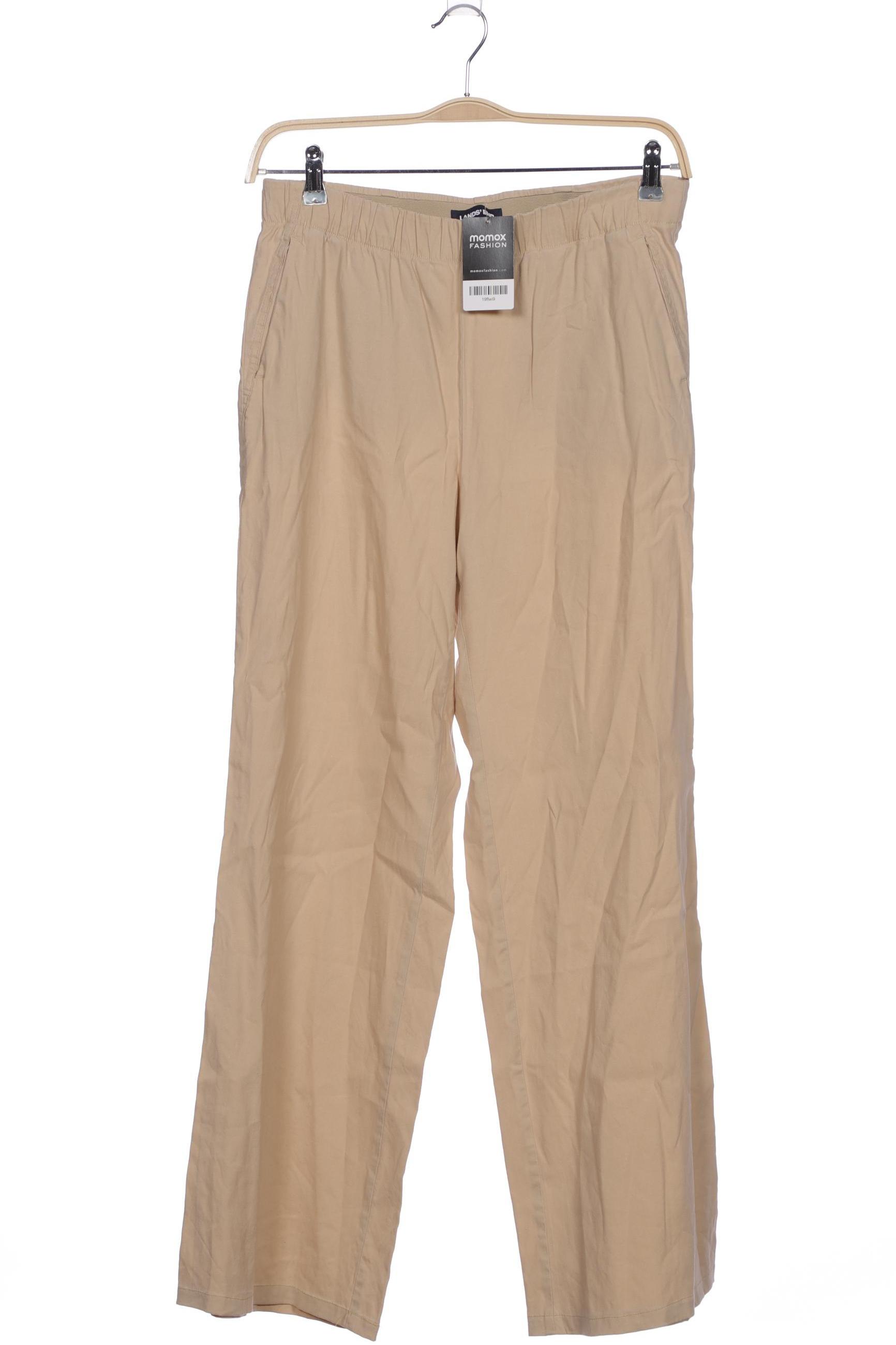 

Lands End Damen Stoffhose, beige, Gr. 38