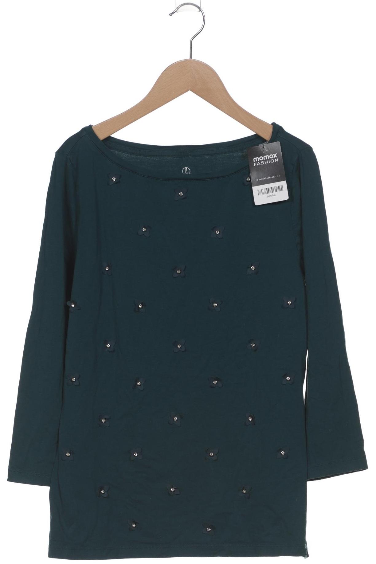

Lands End Damen Langarmshirt, grün, Gr. 36