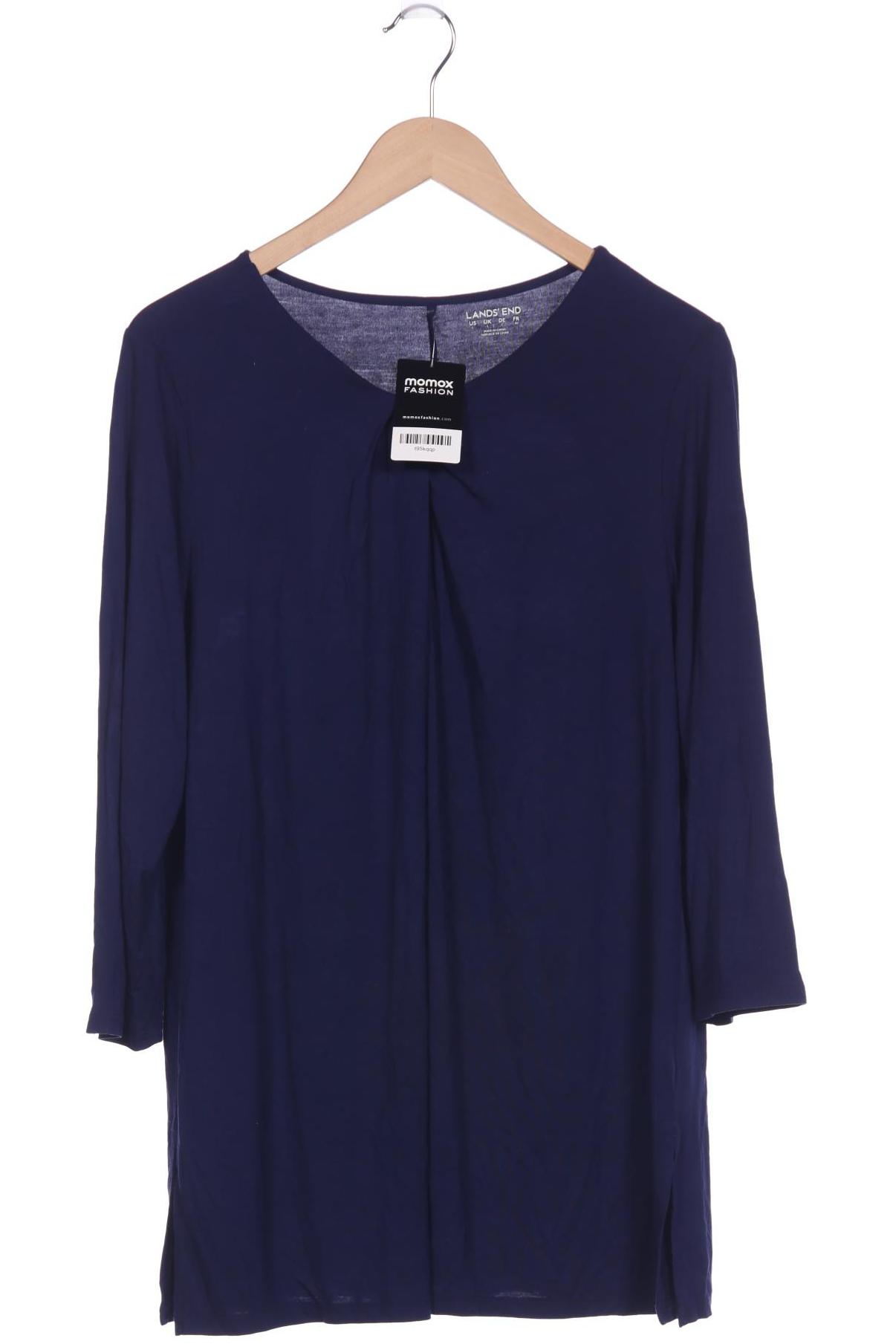 

Lands End Damen Langarmshirt, marineblau, Gr. 42