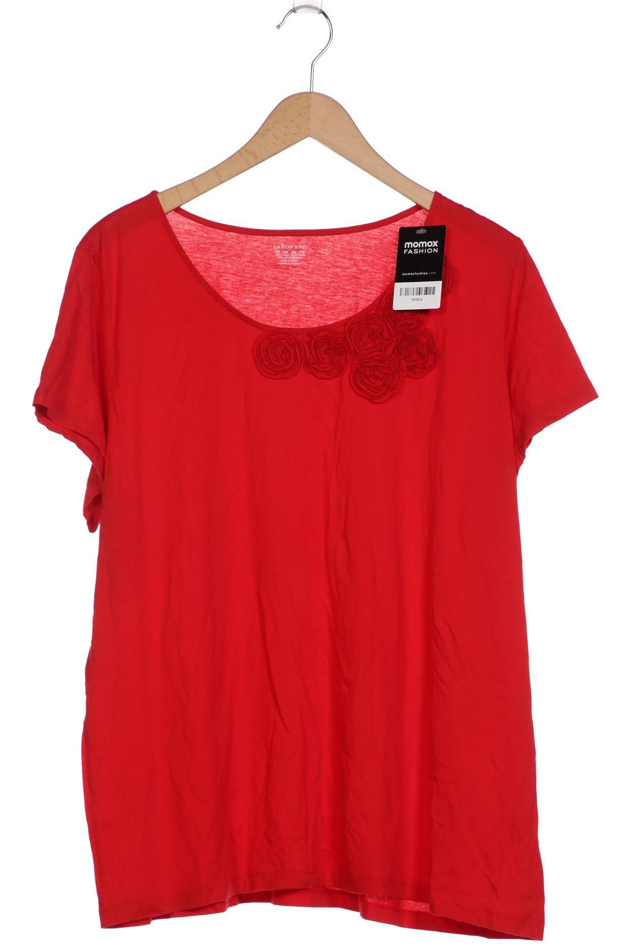 

Lands End Damen T-Shirt, rot, Gr. 52