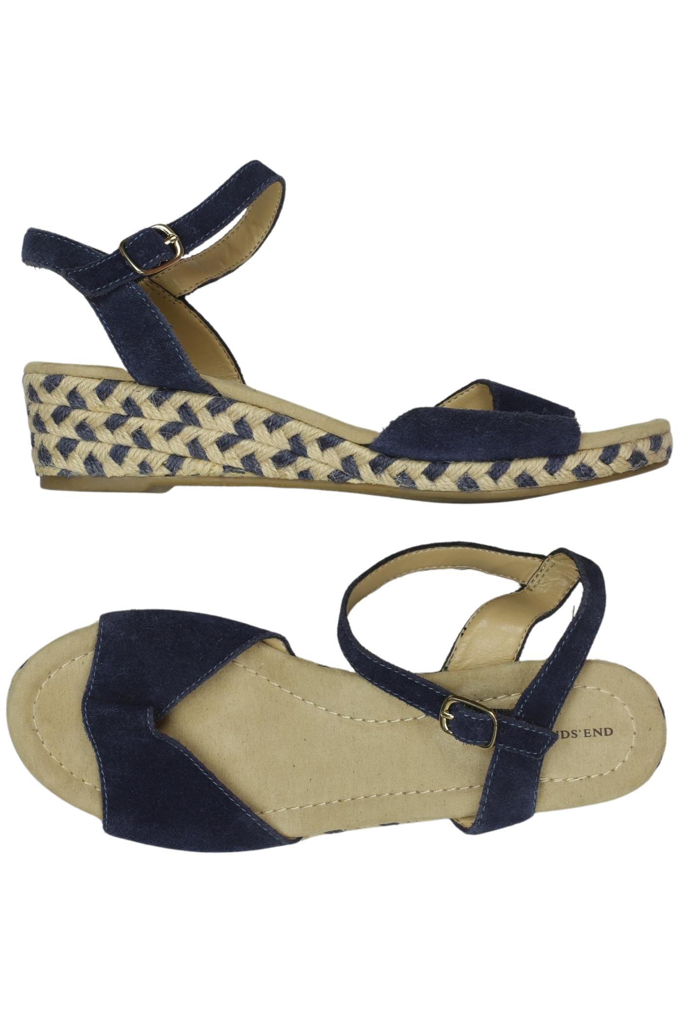 

Lands End Damen Sandale, marineblau, Gr. 38