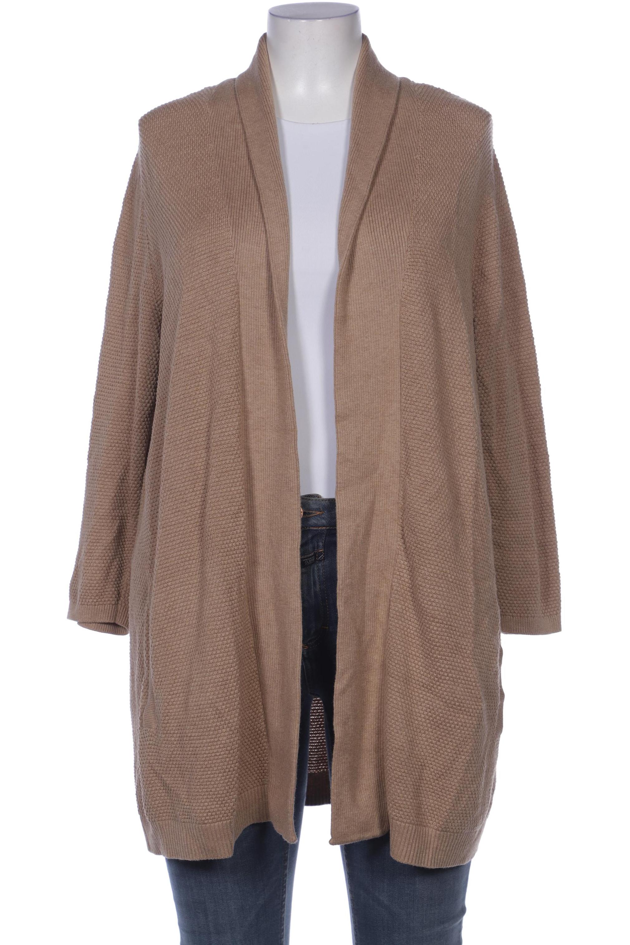 

Lands End Damen Strickjacke, beige, Gr. 50