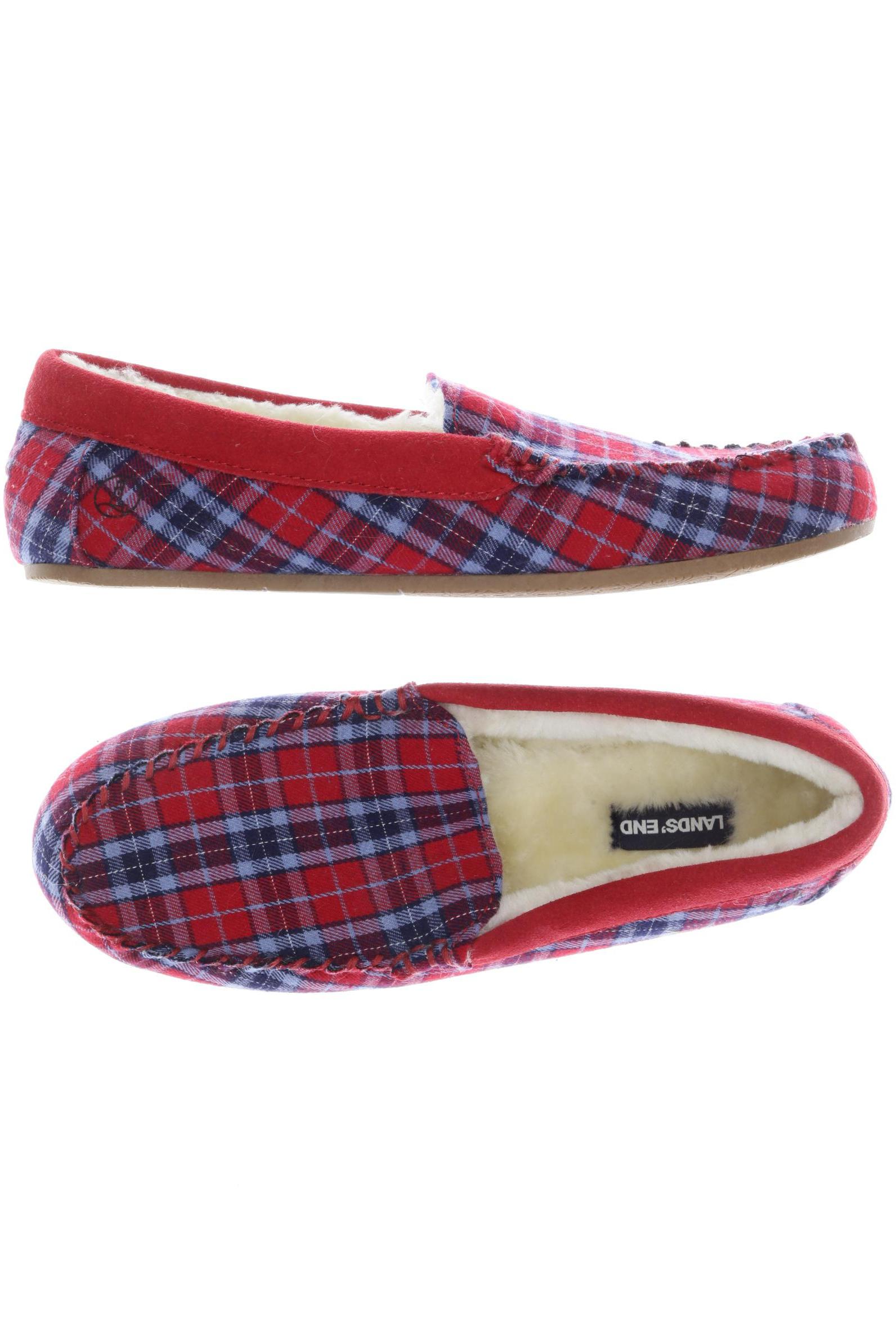

Lands End Damen Halbschuh, rot, Gr. 40