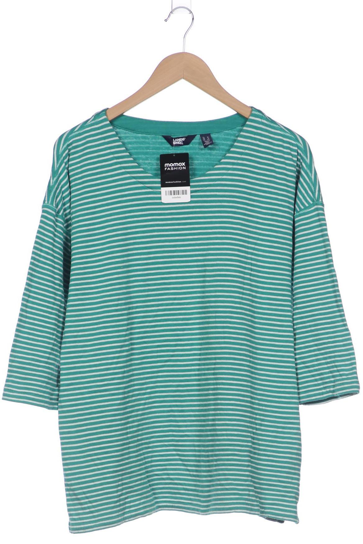 

Lands End Damen Langarmshirt, grün, Gr. 44