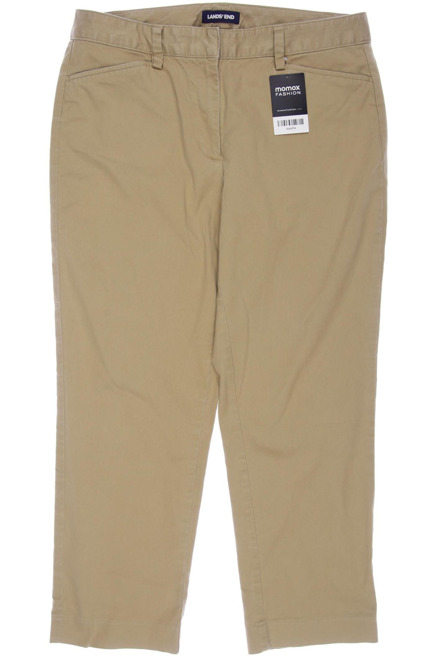 

Lands End Damen Stoffhose, beige, Gr. 40