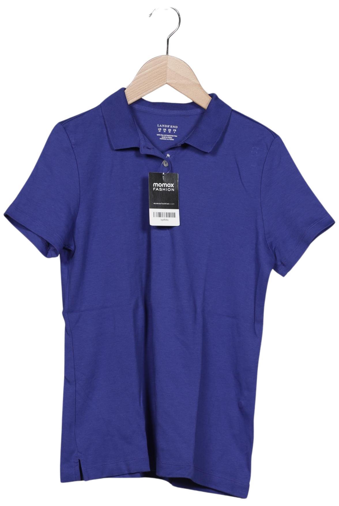 

Lands End Damen Poloshirt, blau, Gr. 34